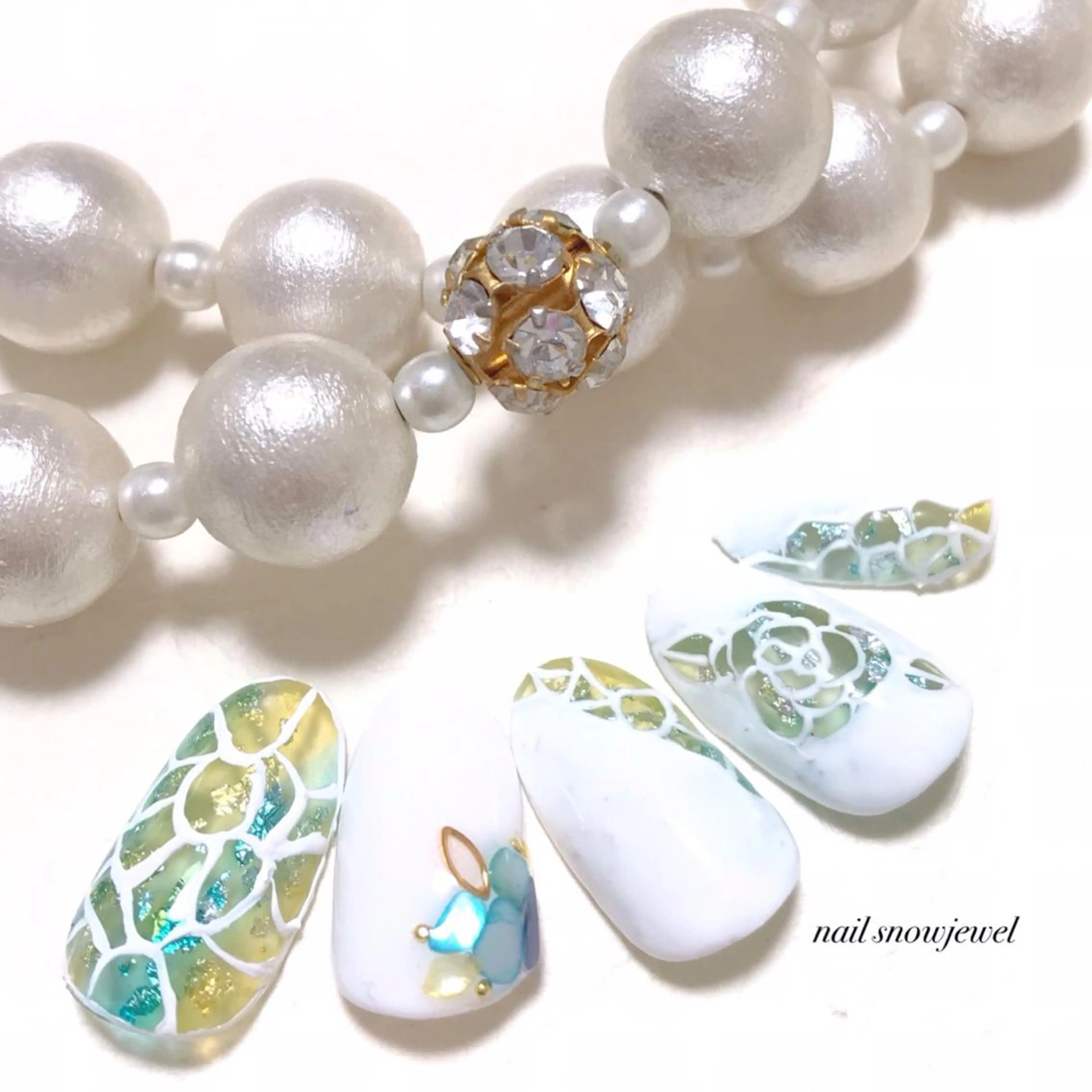 ネイル ハンドネイル nail snowjewelのネイルデザイン