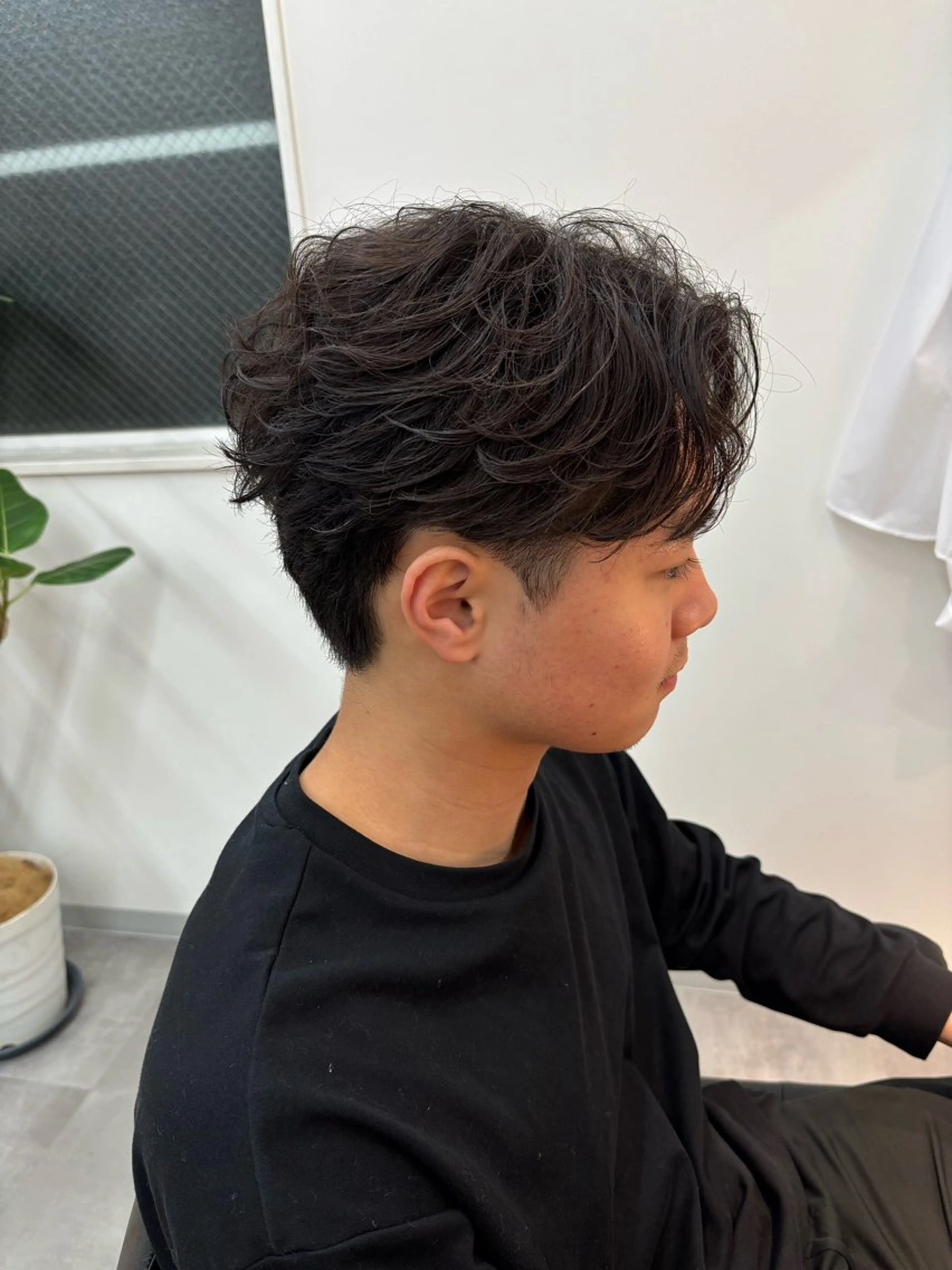 パーマ メンズ フェザーパーマ メンズパーマ カット パーマ 保立/メンズカット 千葉駅フェザーパーマのヘアスタイル