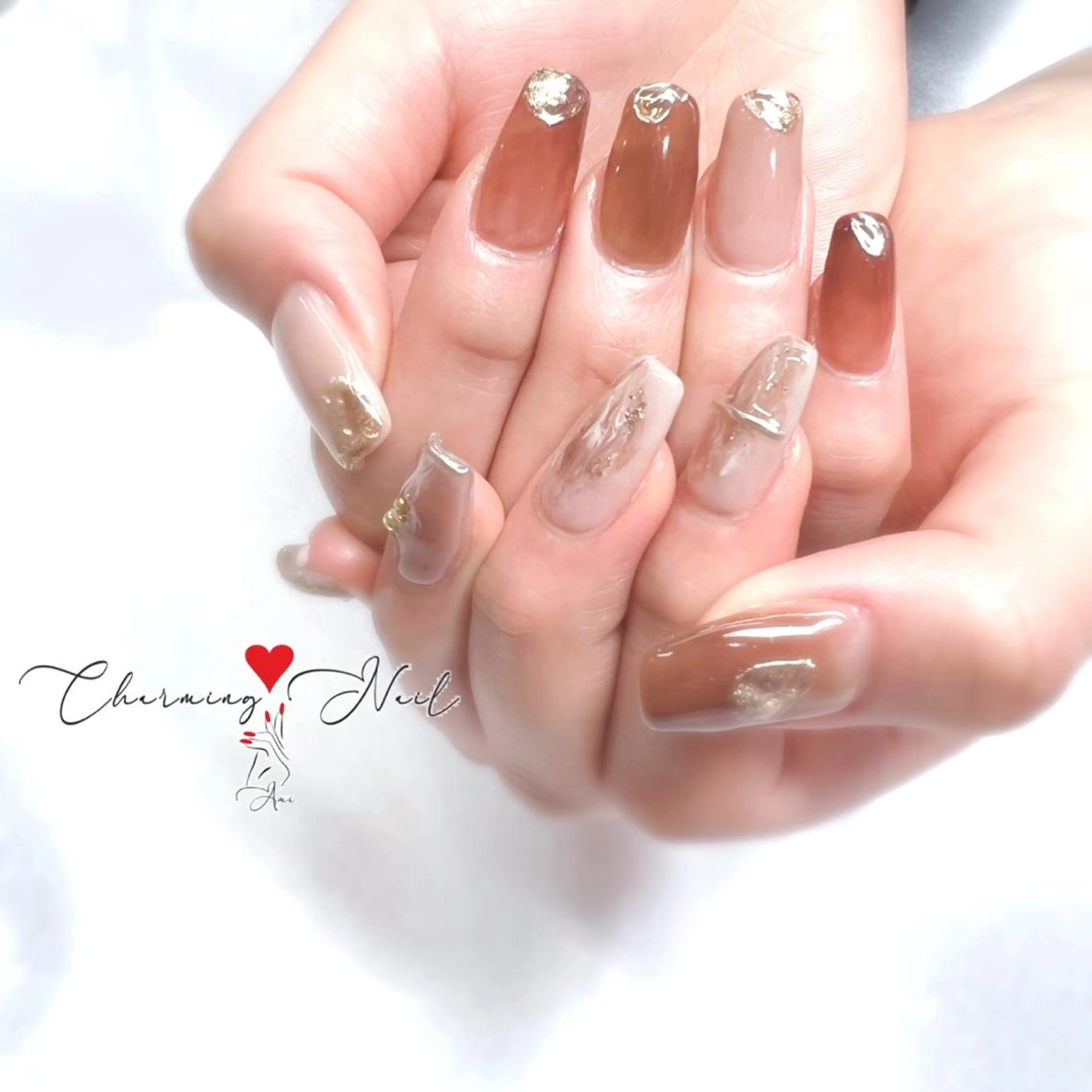ネイル ラメ(グリッター) ミラーネイル 持ち込み ニュアンスネイル Charming❤️Nail所属・Nailist Amiのその他イメージ