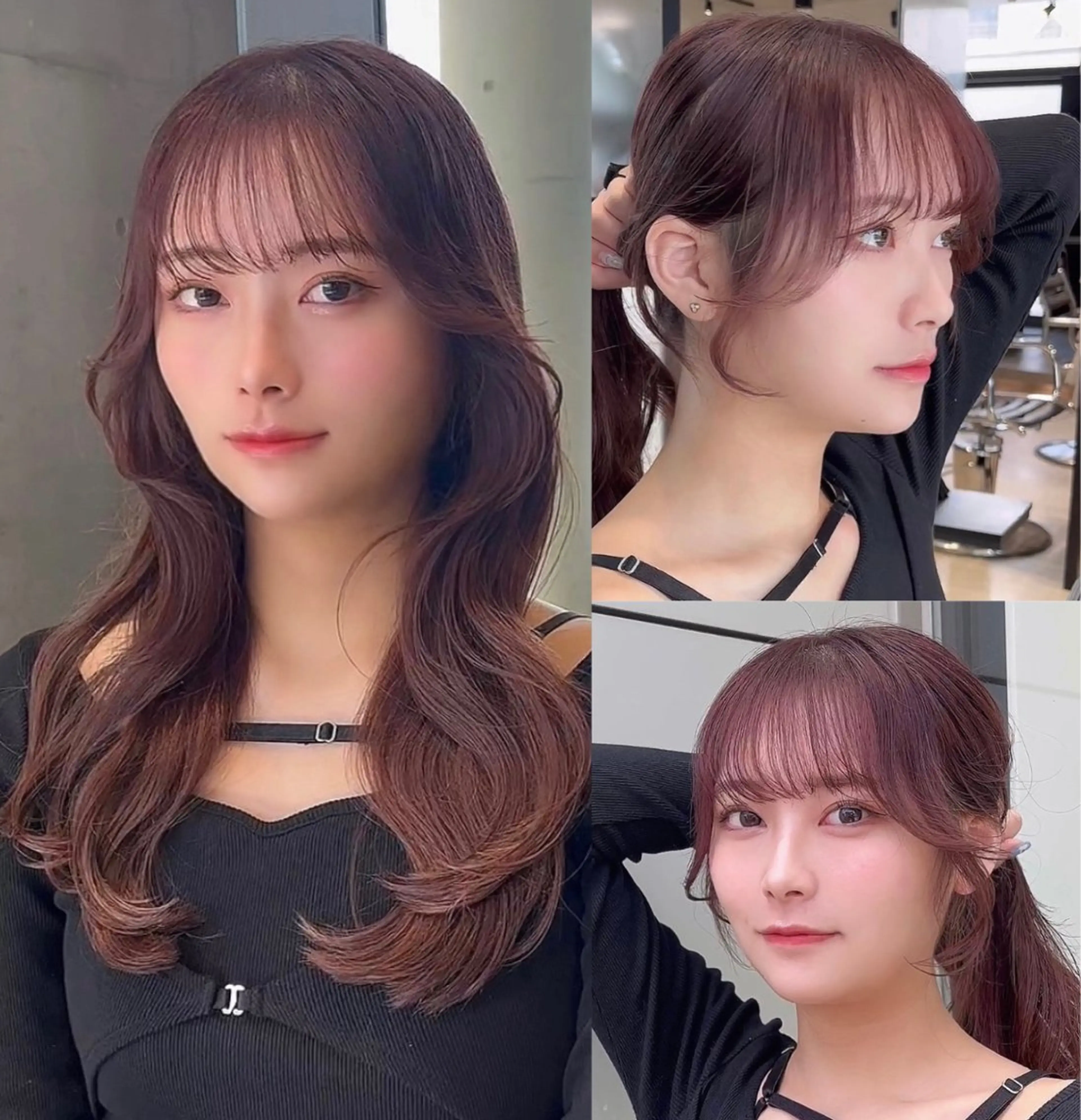 ミディアム カラー カット ヘアカラー トリートメント 🌫️大人韓国ヘア 🌫️naoyaのヘアスタイル