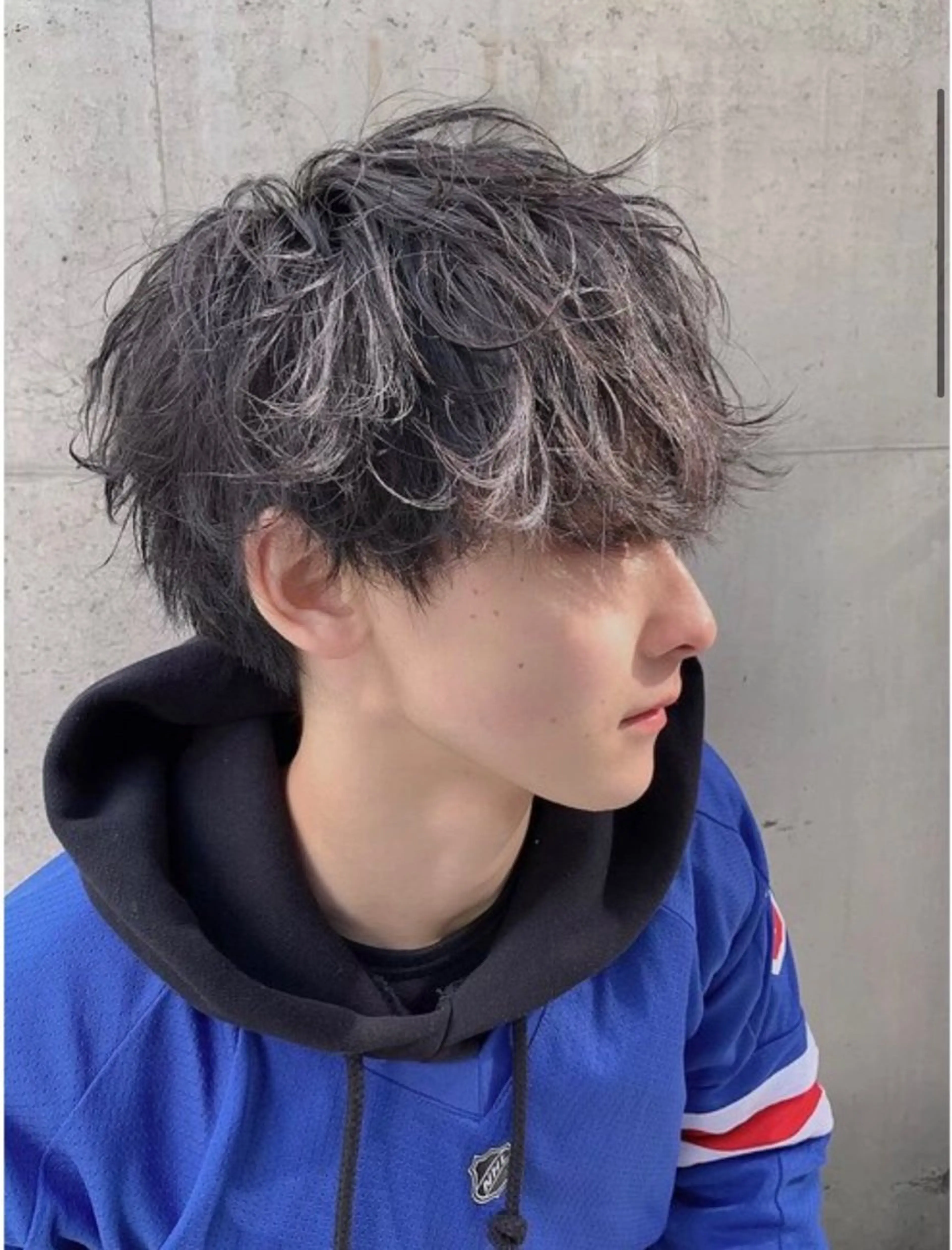 ショート パーマ メンズ カット パーマ NO.1メンズパーマ メンズ特化　萱原大幹のヘアスタイル