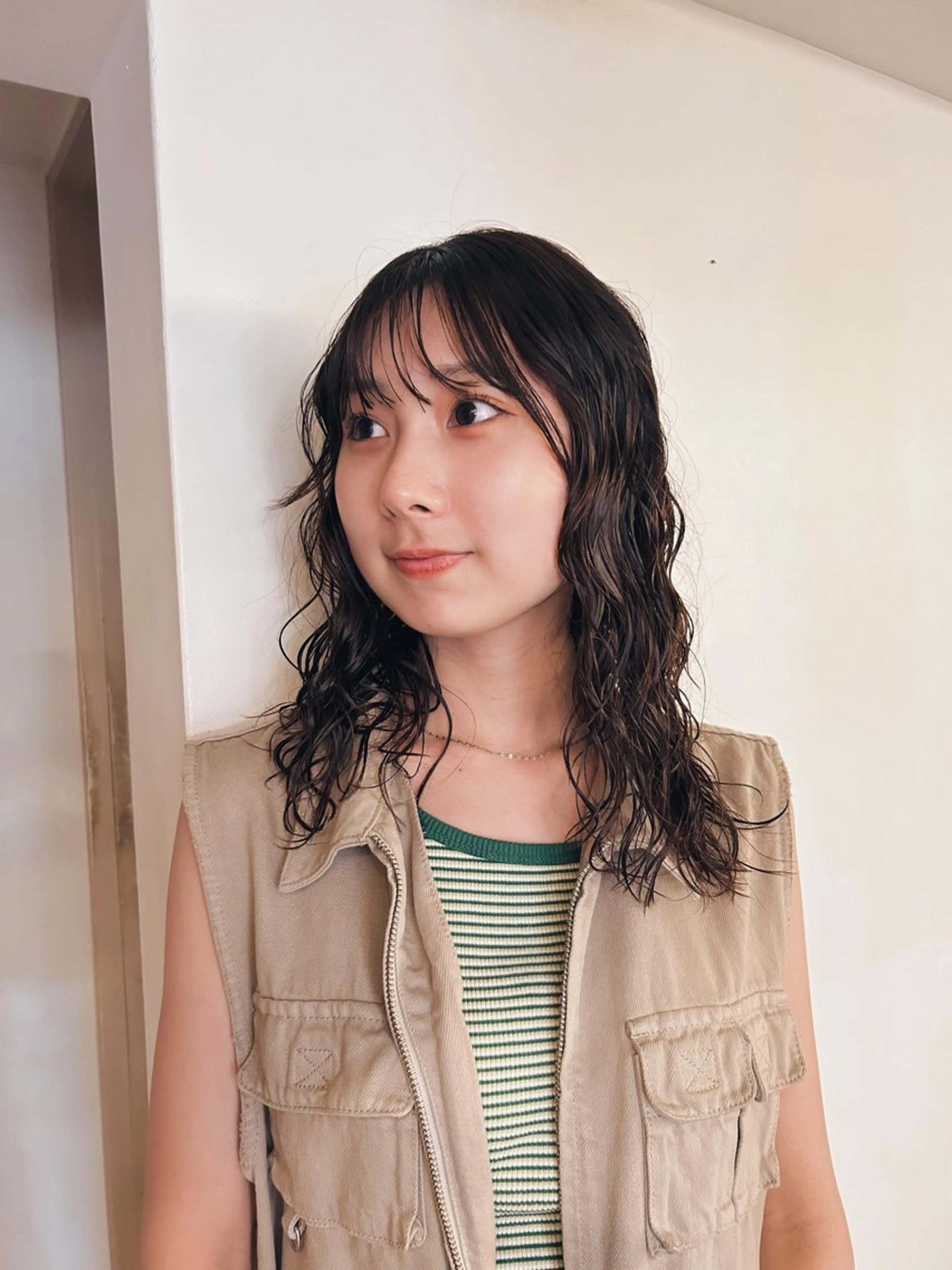 ロング カット パーマ トリートメント 似合わせパーマ 🌼カンナのヘアスタイル