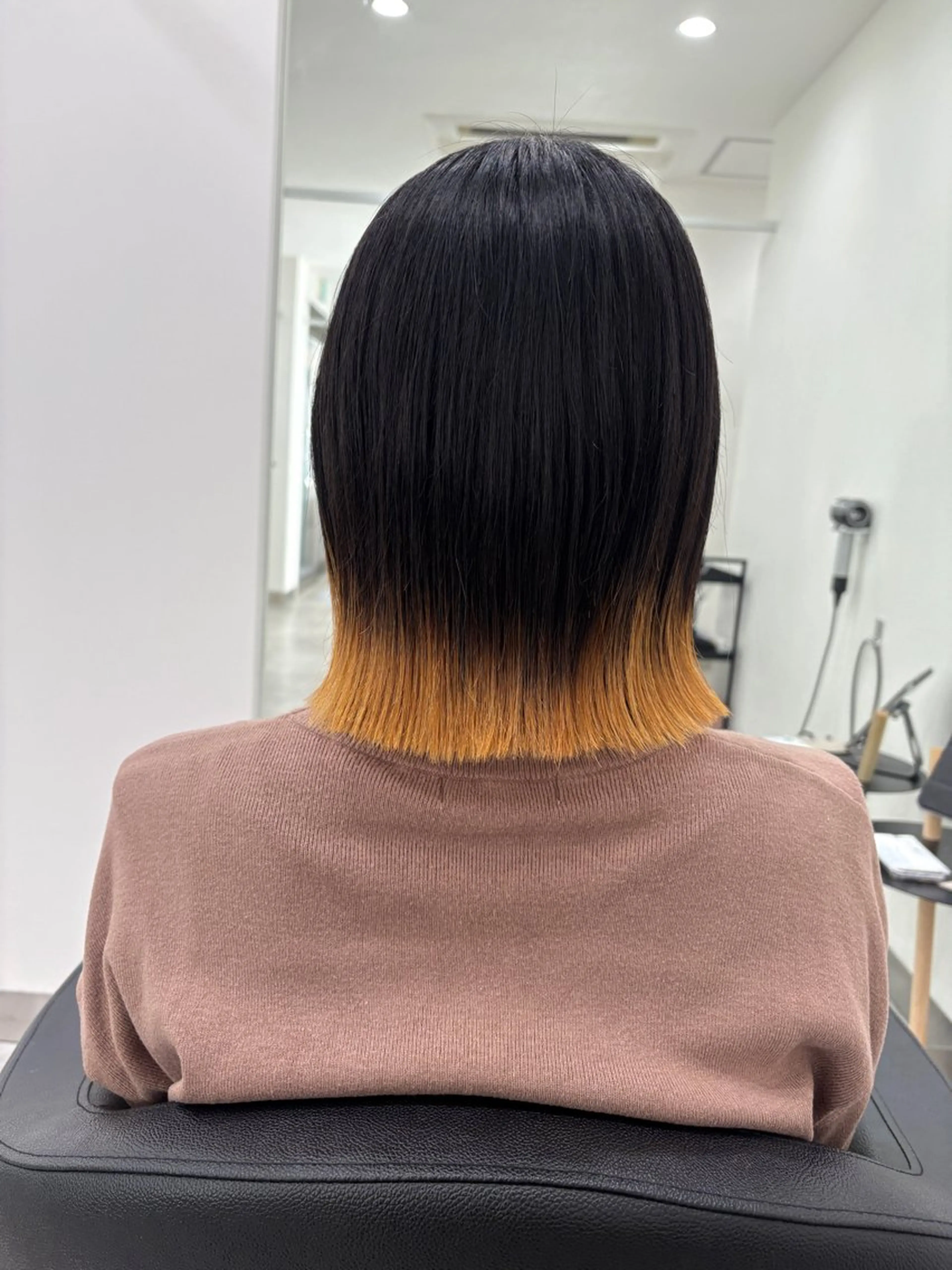 ショート カラー ヘアアレンジ ブリーチ ケアブリーチ ボブ 韓国風ヘア レイヤーカット カット 💝似合わせカット& カラーＵｒｕｎａ💝のヘアスタイル