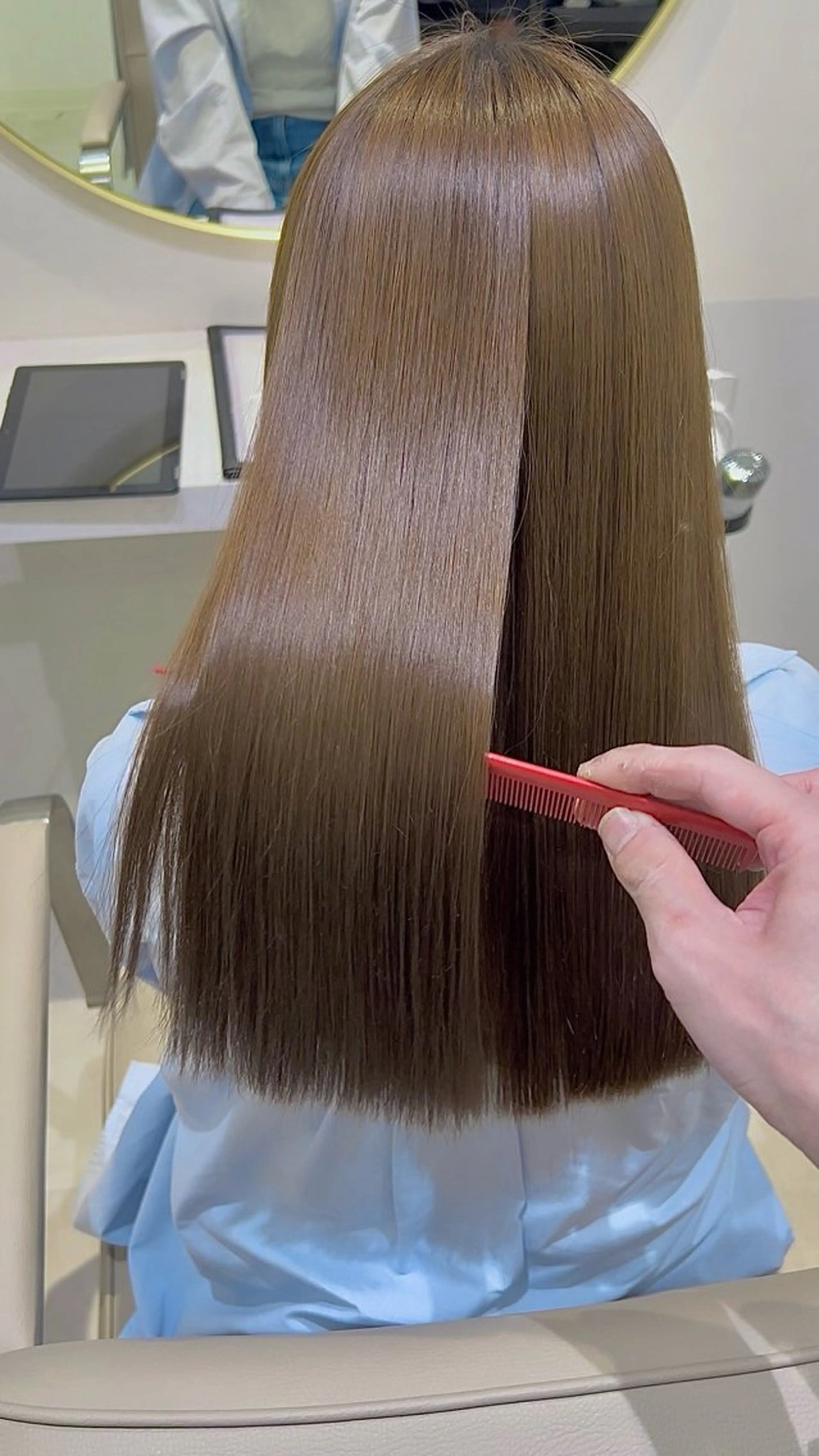 ロング カラー カット 縮毛矯正 トリートメント Eleanor枚方店 店長　飛鳥　薫のヘアスタイル