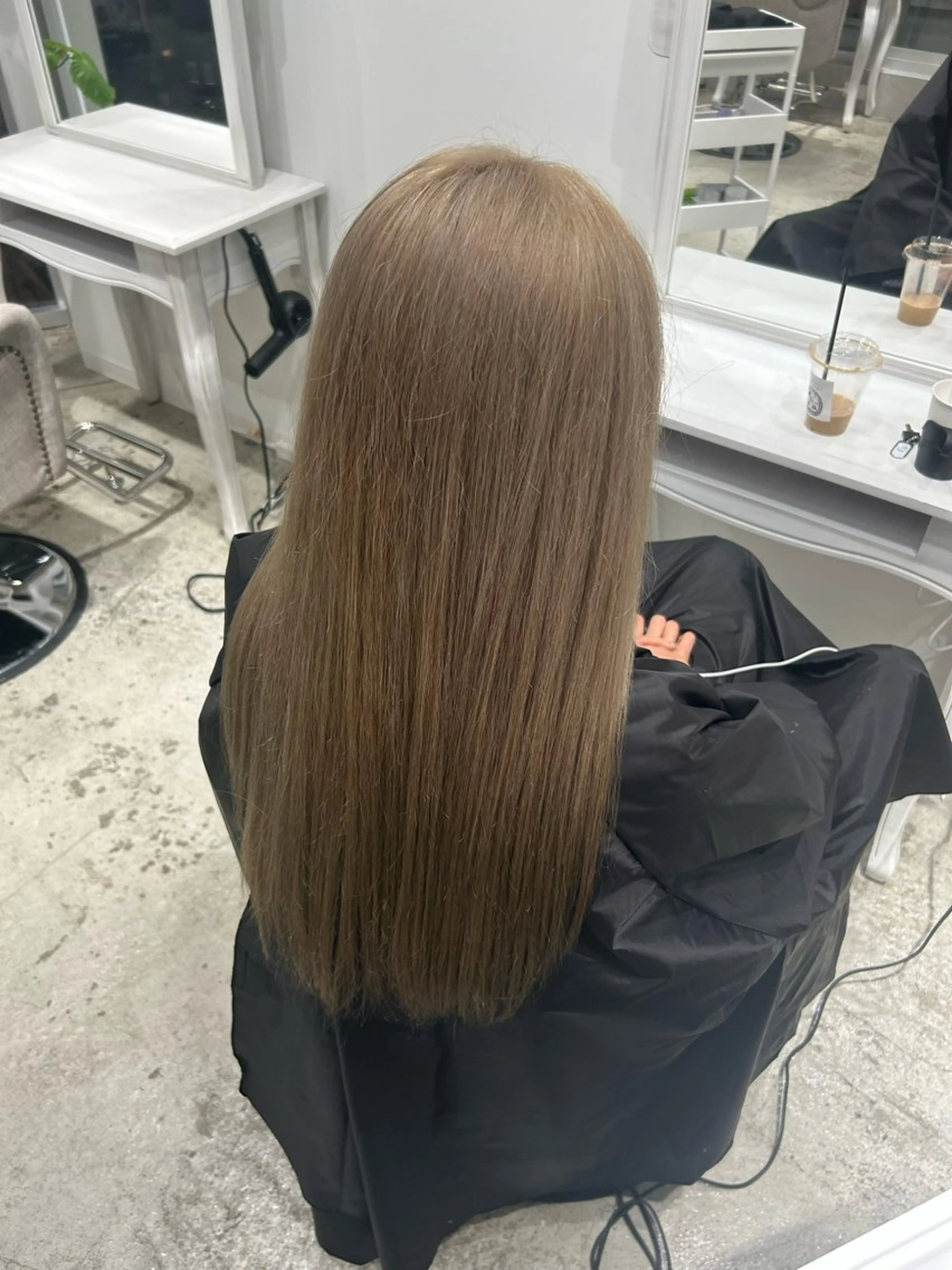 ロング ヘアカラー ＆so.所属・SENA/ハイトーン /ヘアアレンジのヘアスタイル