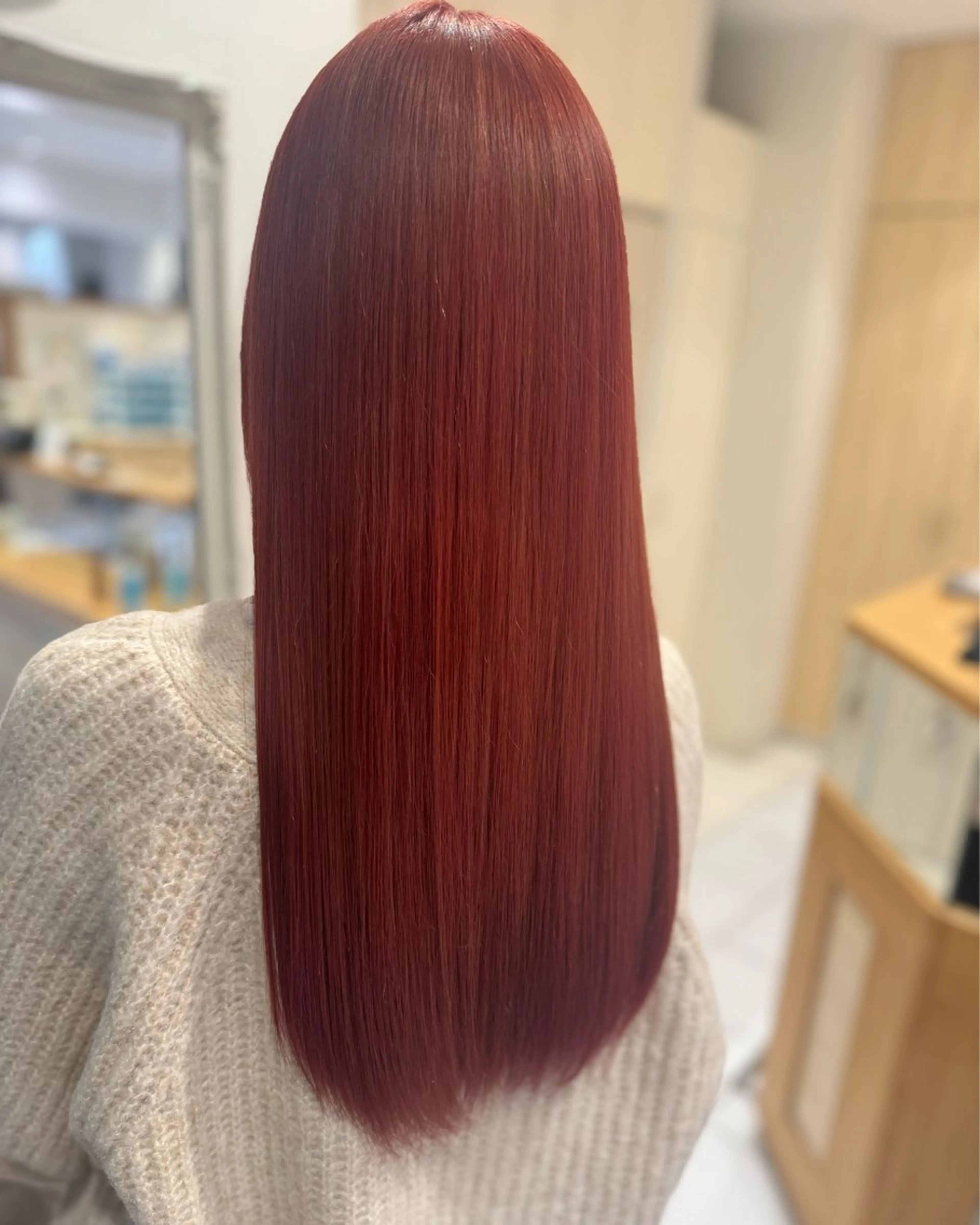 ロング ハイトーンカラー 髪質改善カラーノトのヘアスタイル