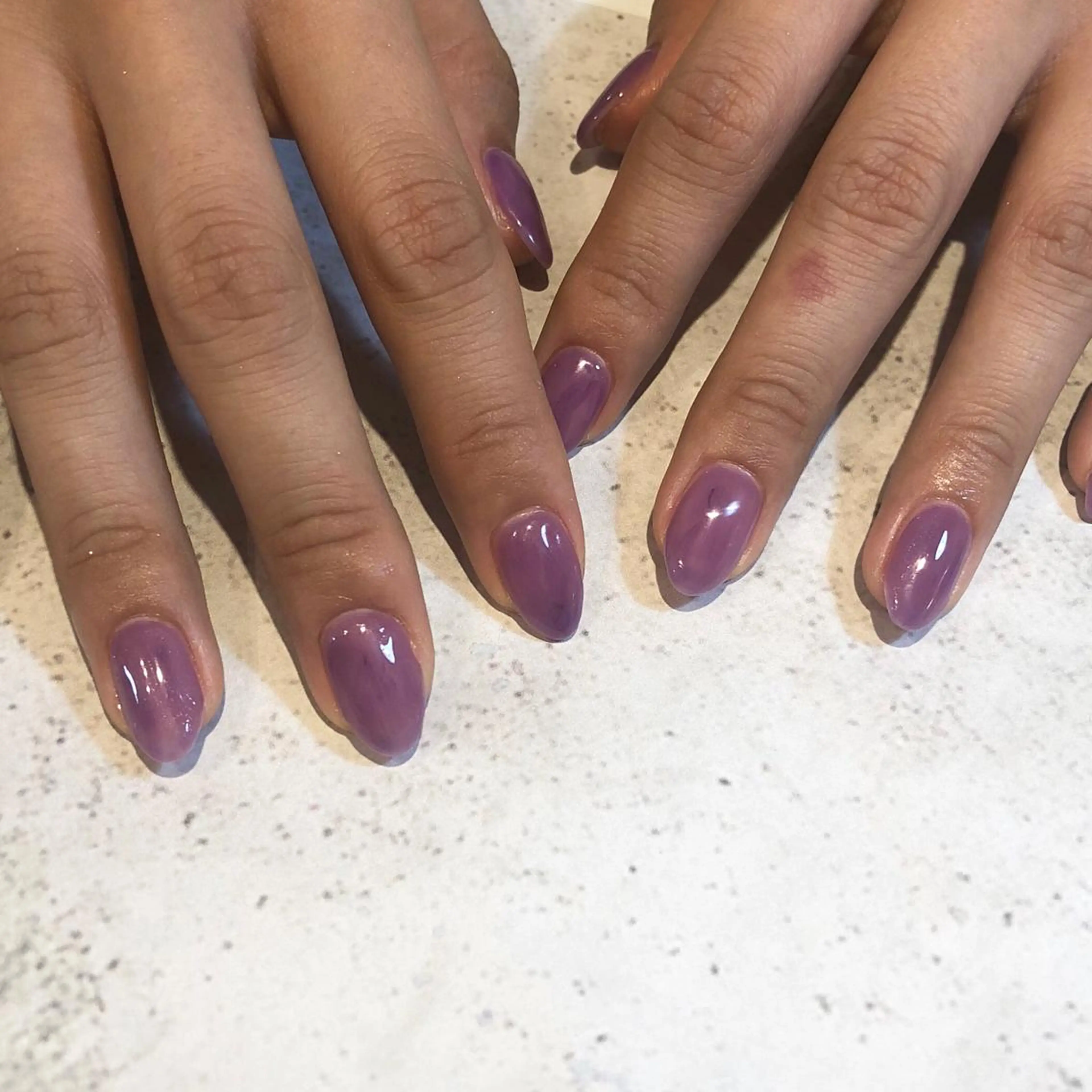 ネイル ニュアンスネイル パープル ハンドネイル Chipieee Tokyoのネイルデザイン