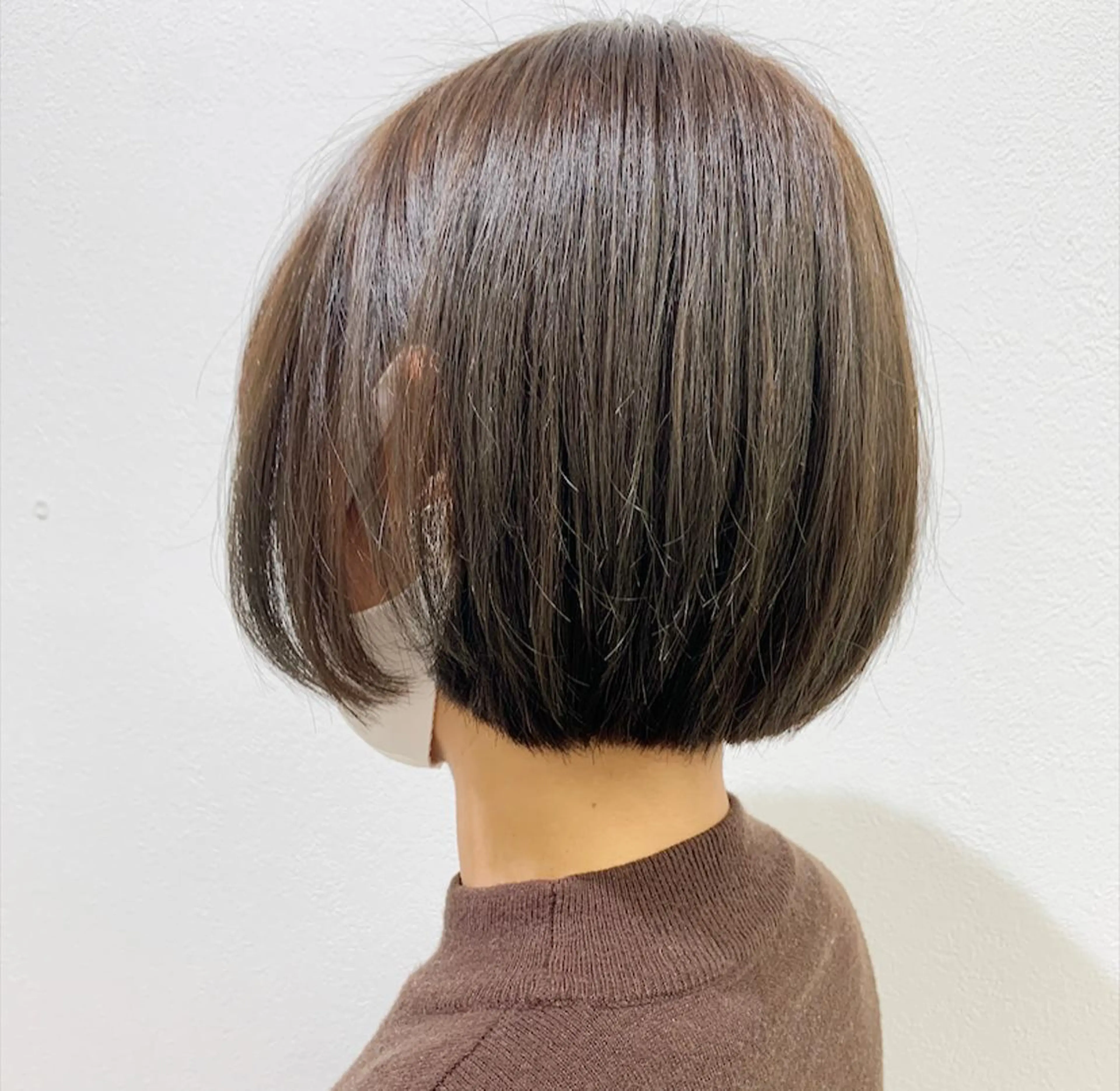 ショート カラー ベージュカラー オリーブベージュ ボブ 西山梨々【12/1〜 産休を頂きます🎀】のヘアスタイル