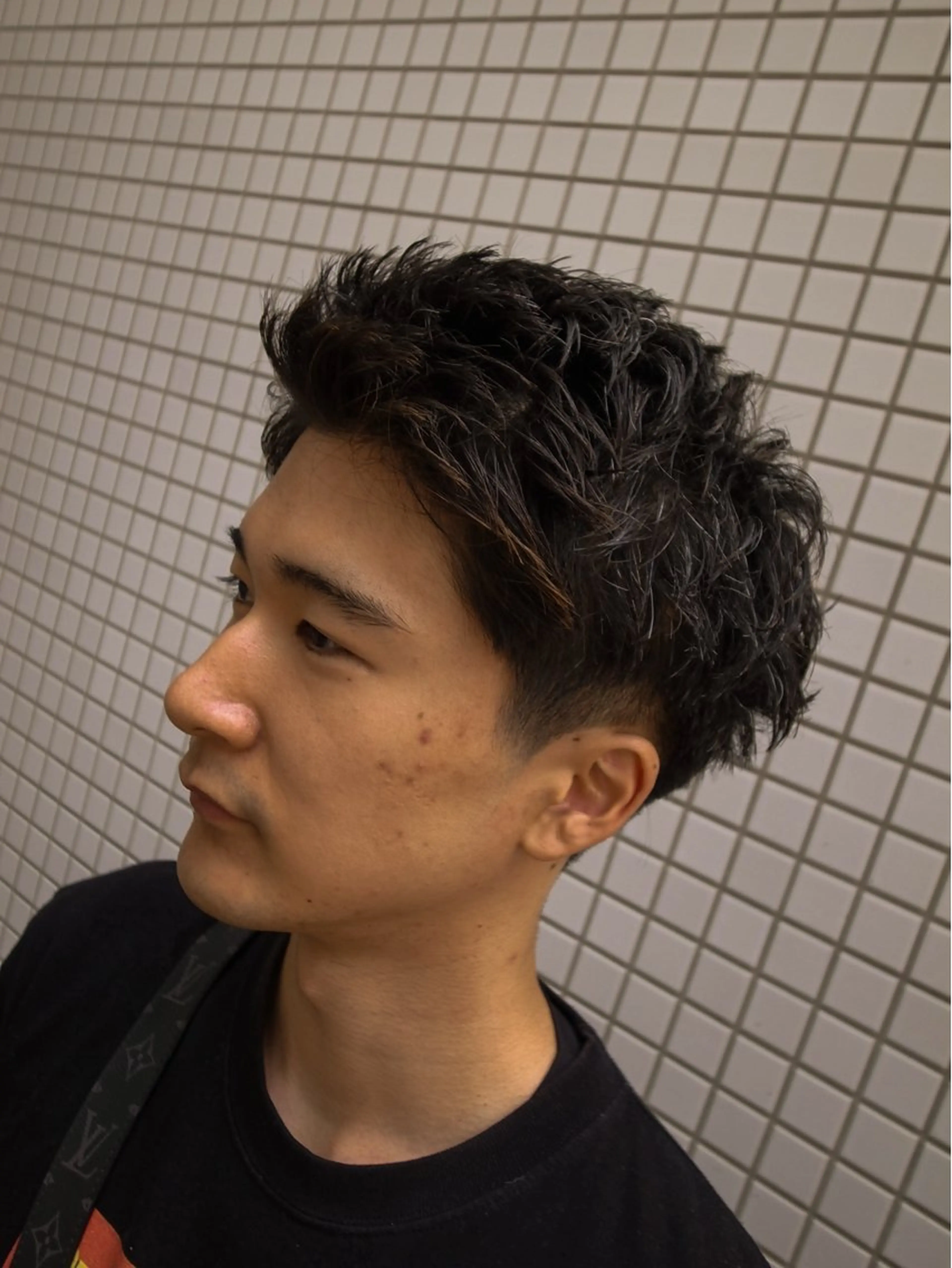 ショート パーマ メンズ カット INTRO SHIBUYA by Fi-Ne所属・💈メンズフェード 特化DAIYA💈のヘアスタイル