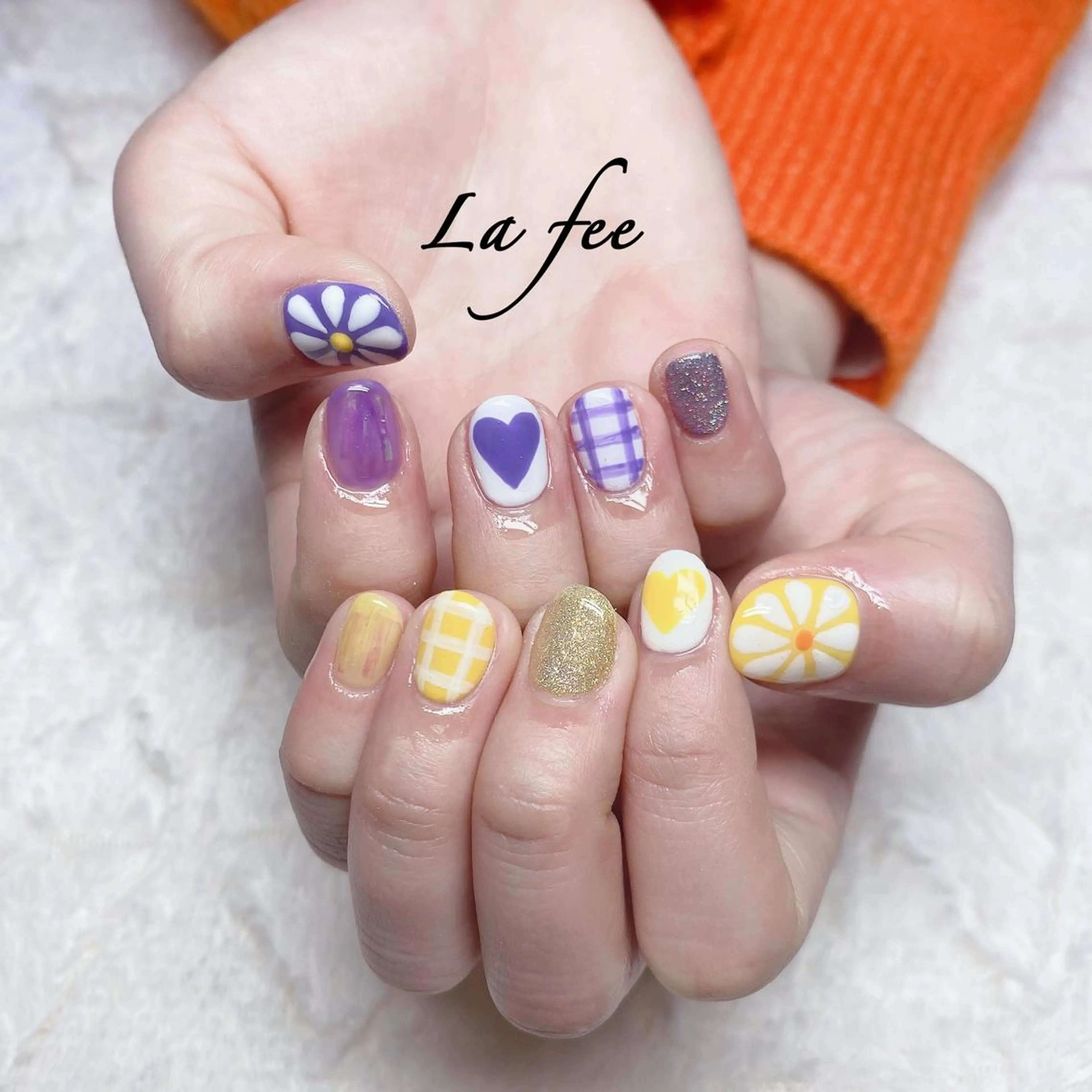 カラー ネイル La feeのネイルデザイン