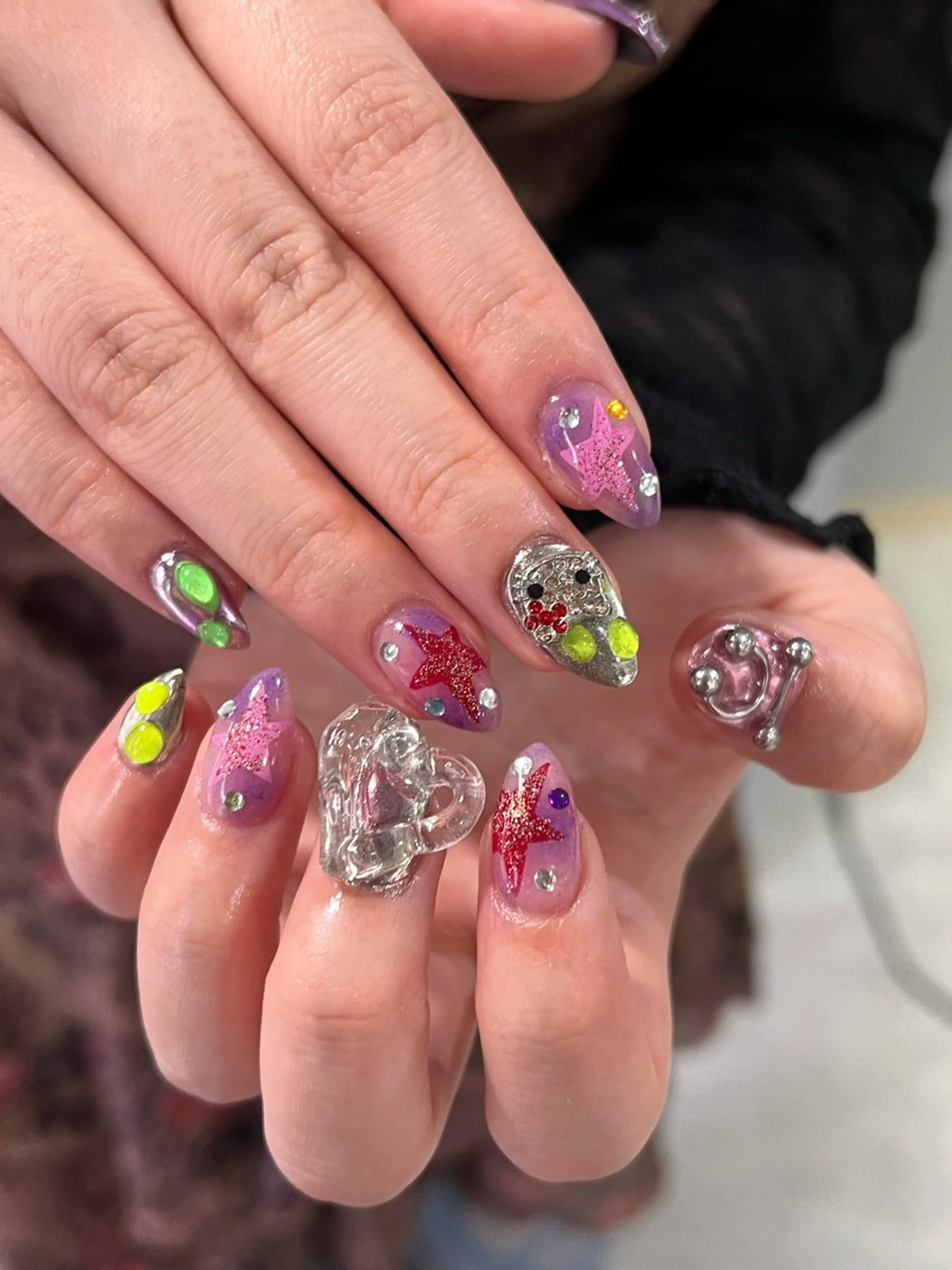 ネイル ハンドネイル フットネイル Hata nail /個性派ニュアンスのネイルデザイン