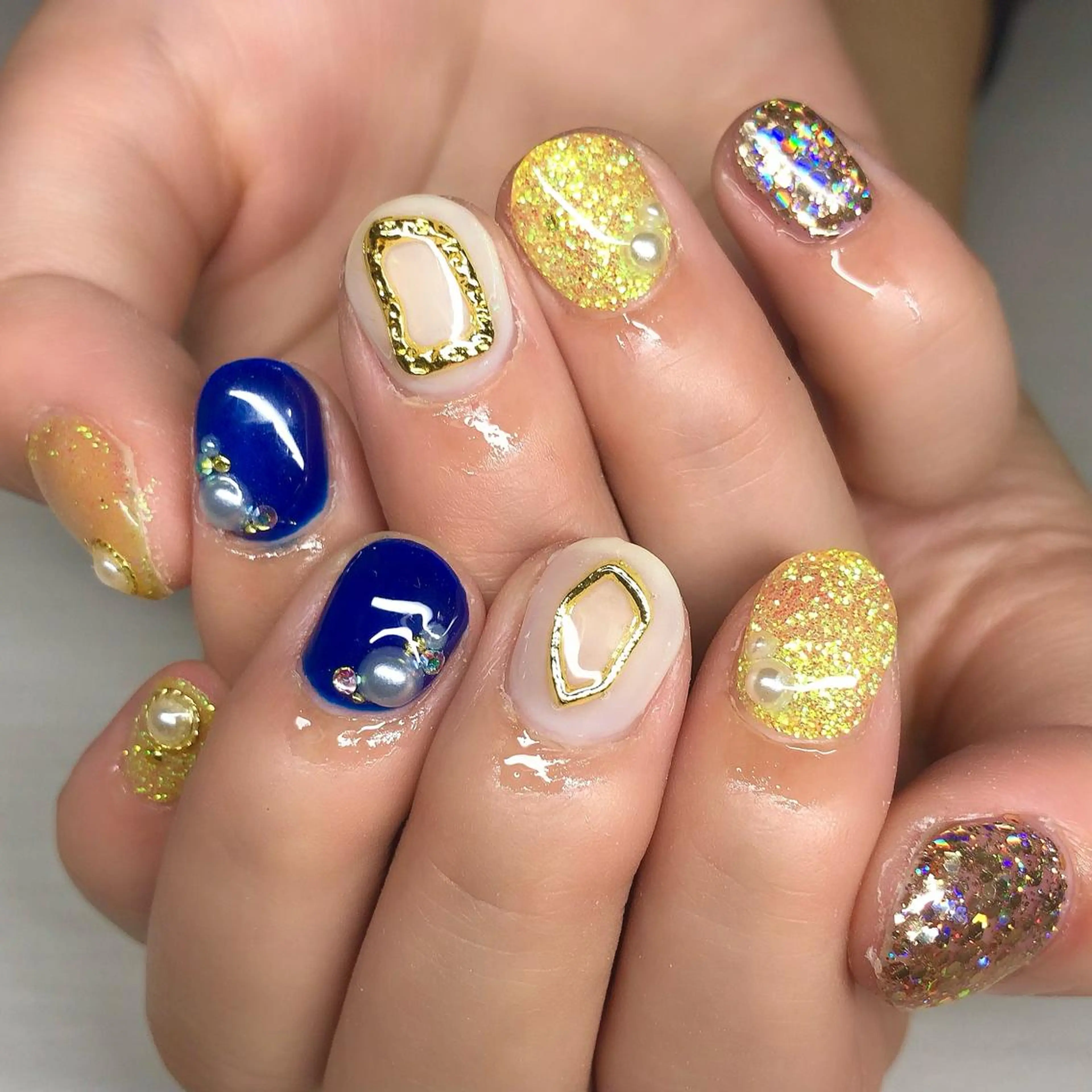 ネイル ハンドネイル 【Yappy🌈】 💖P-tanaのネイルデザイン