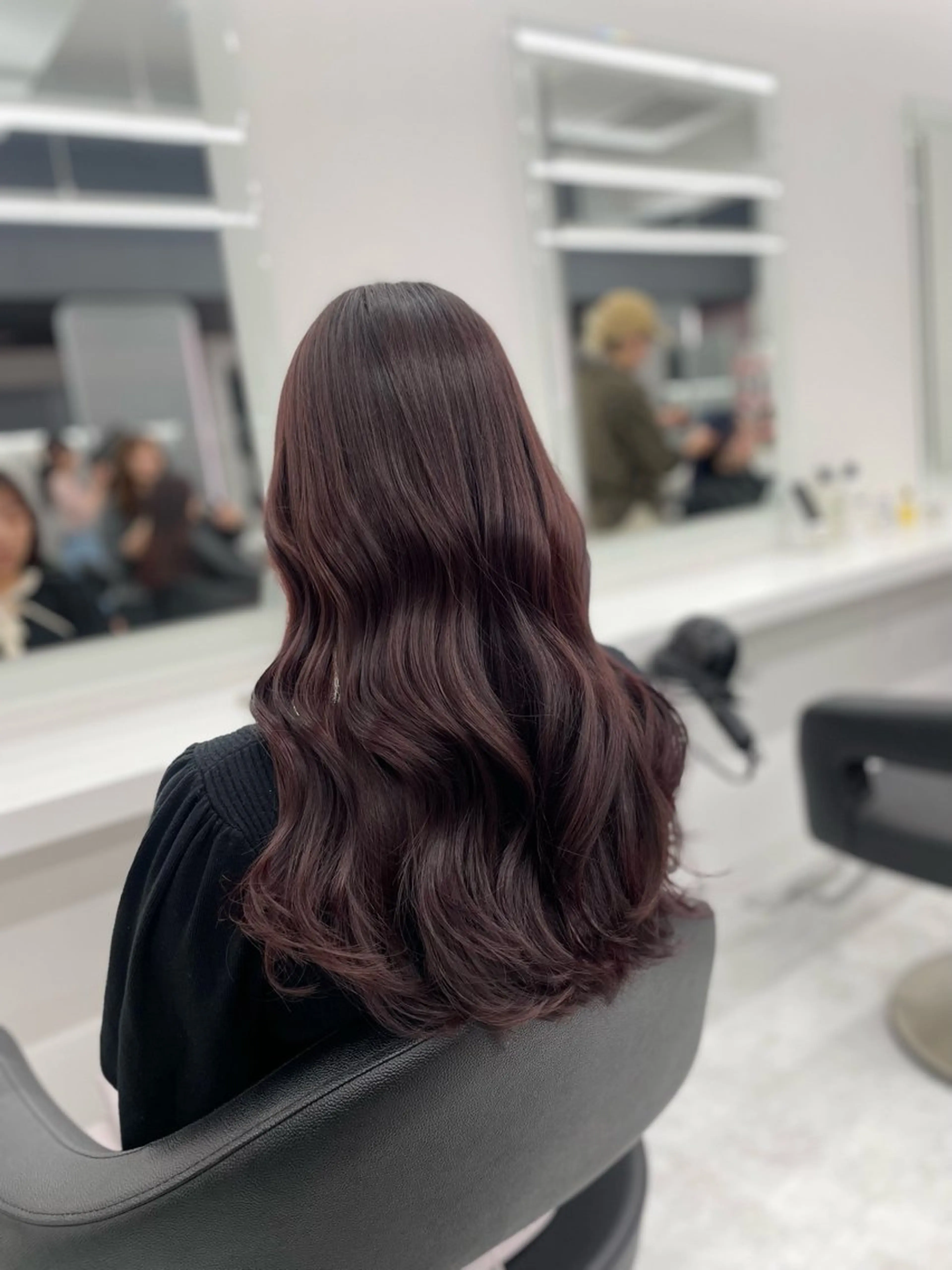 ロング ヘアカラー トリートメント ヘアセット GO TODAY SHAiR SALON所属・🤍韓国トレンド ヘア🤍miku🤍のヘアスタイル