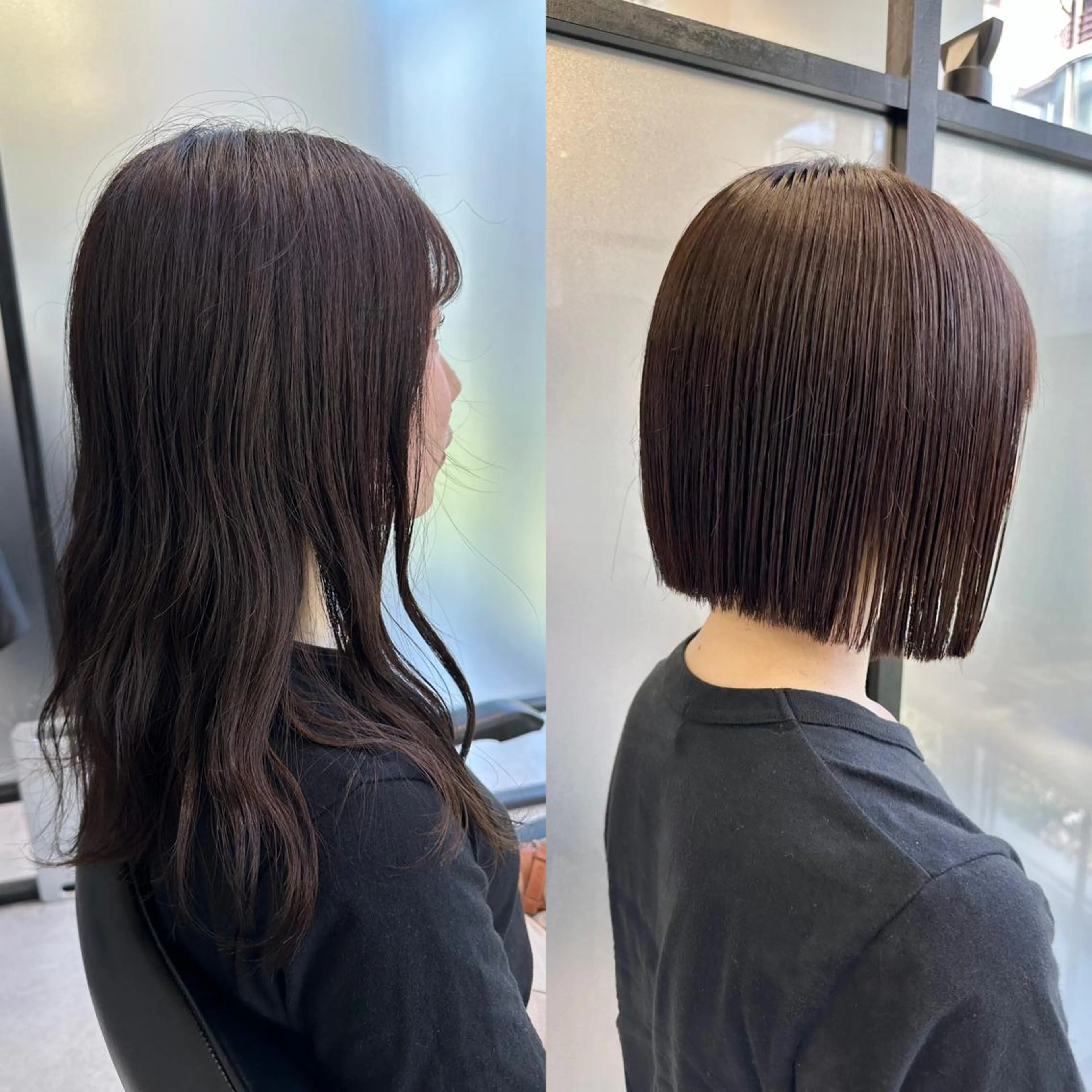 ショート ブリーチ毛にもできる 縮毛矯正OJIROのヘアスタイル