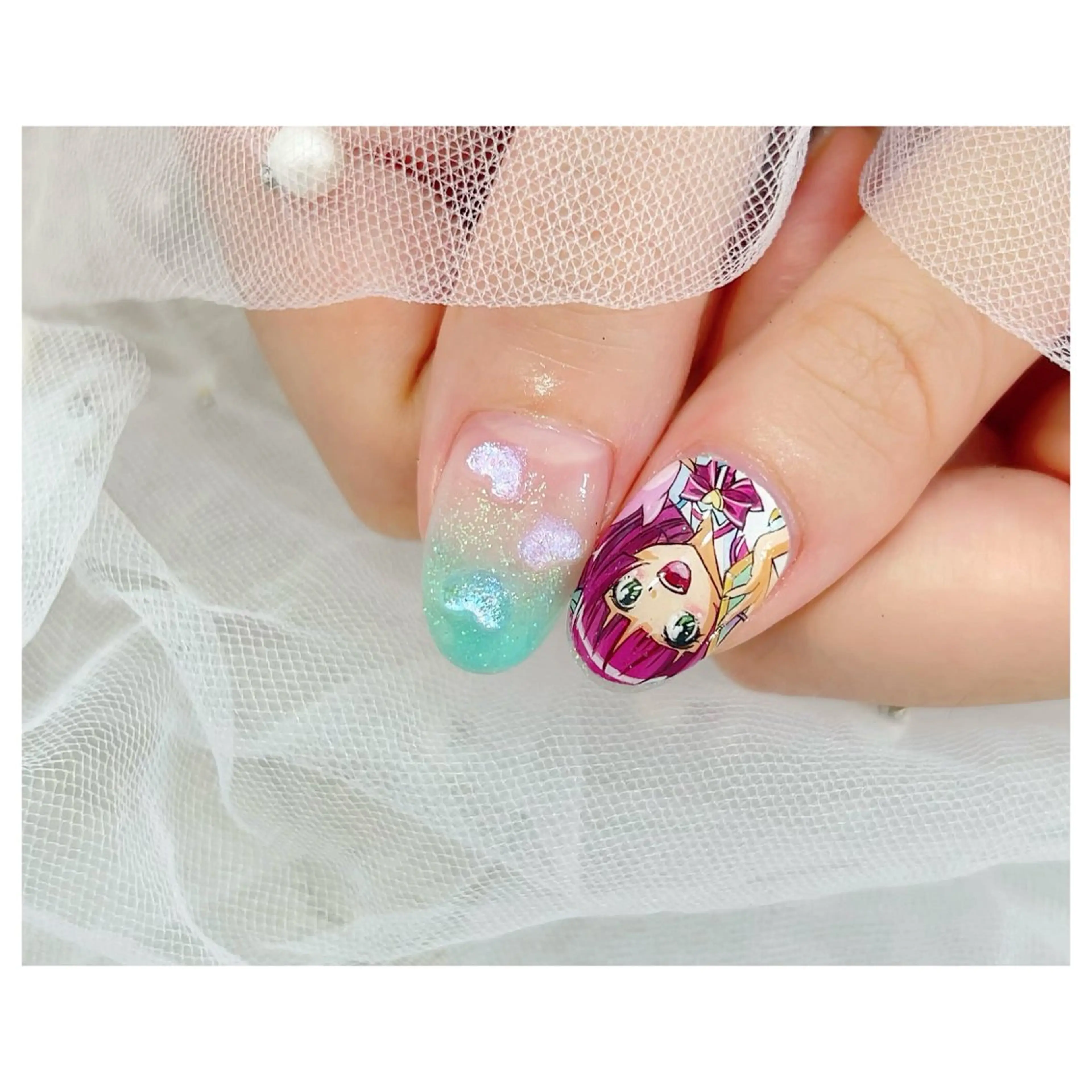 ネイル 持ち込み ハンドネイル nail studio qute所属・Nailist Kitaniのネイルデザイン