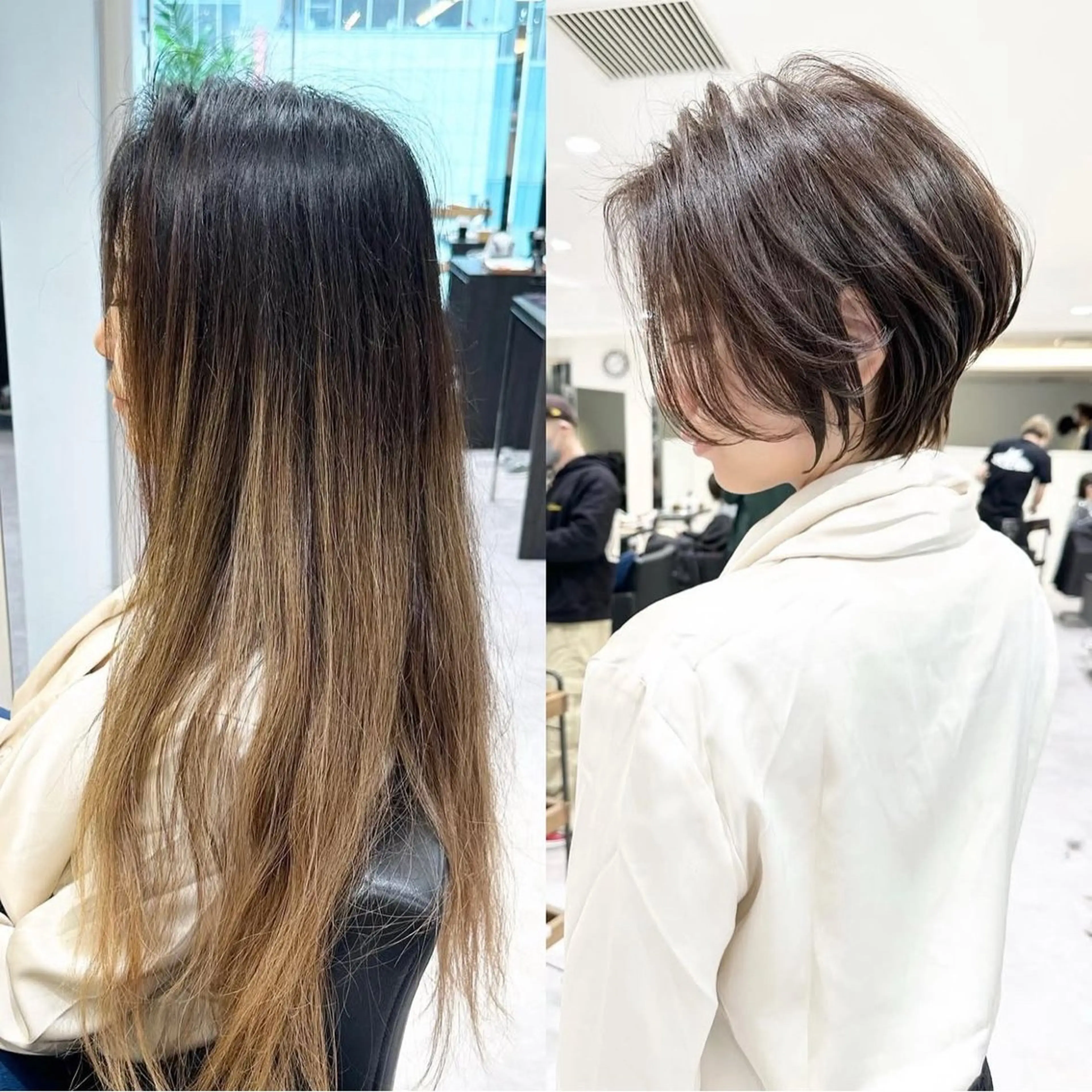 ショート 無料カットモデル/ 大人ショート/荒砂のヘアスタイル