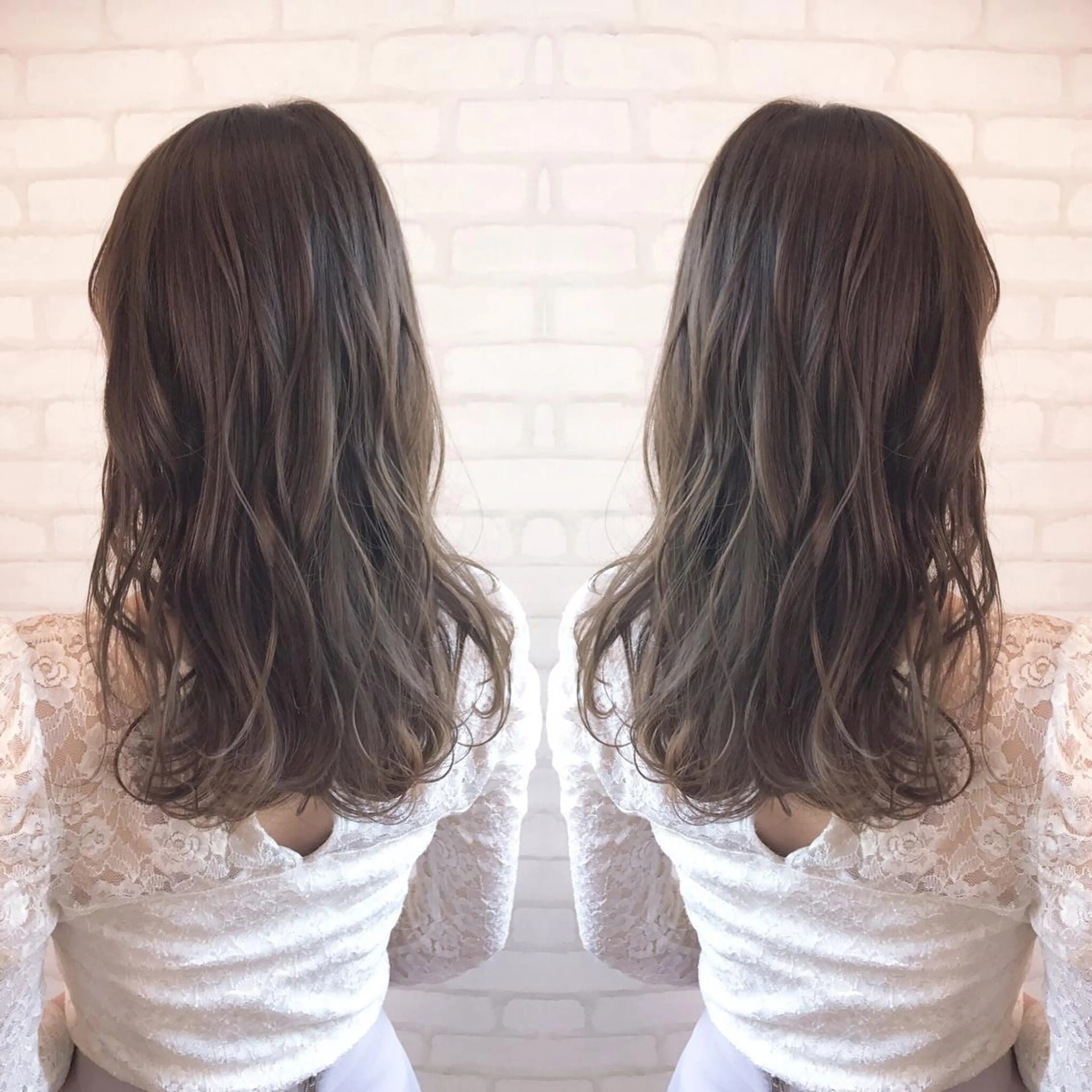 ロング カラー グレージュ 艶色&髪質改善 ✨ヨシムラユウシのヘアスタイル