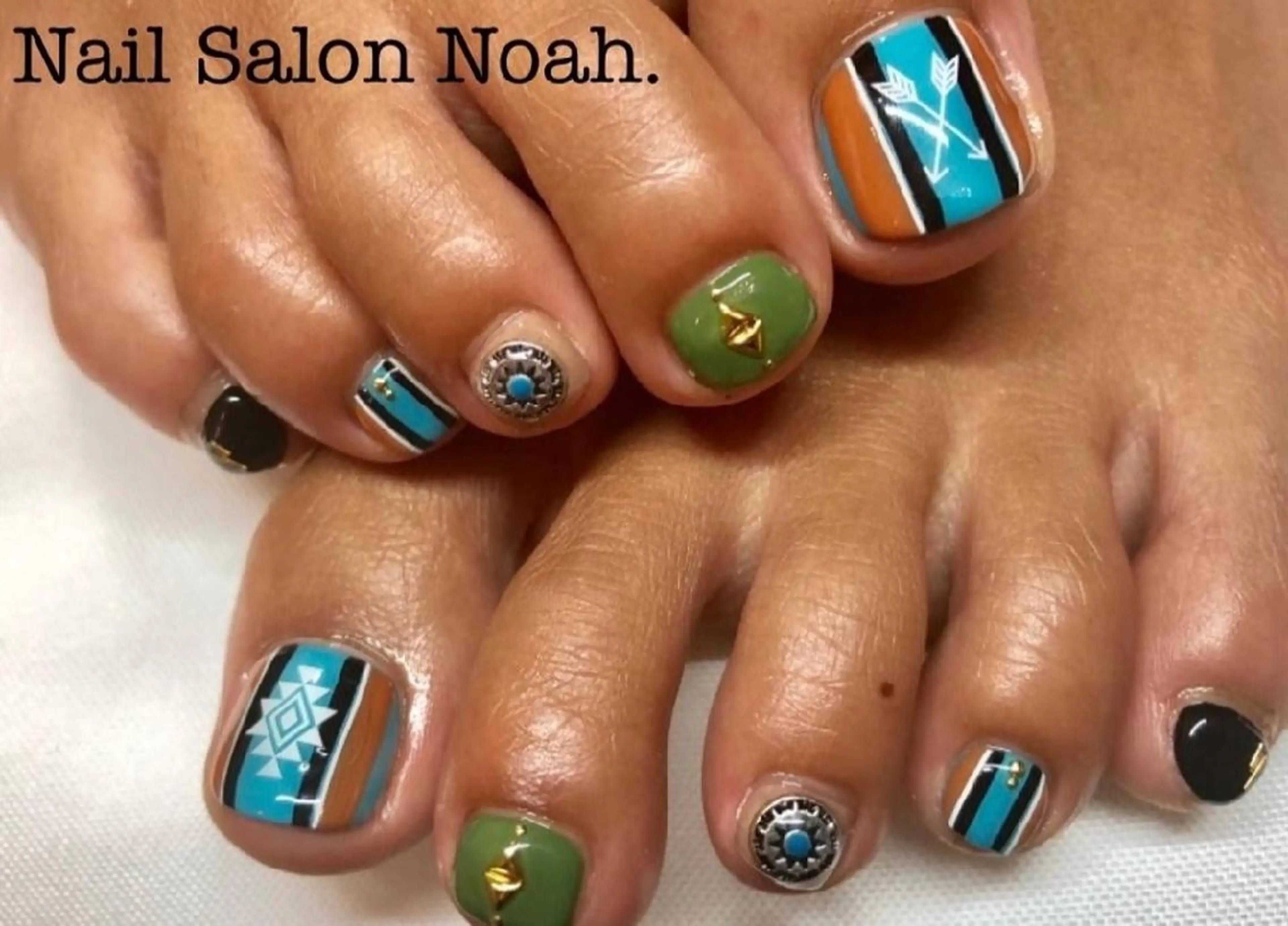 ネイル 持ち込み フットネイル Nail Salon Noah所属・Nail Salon Noah.のネイルデザイン