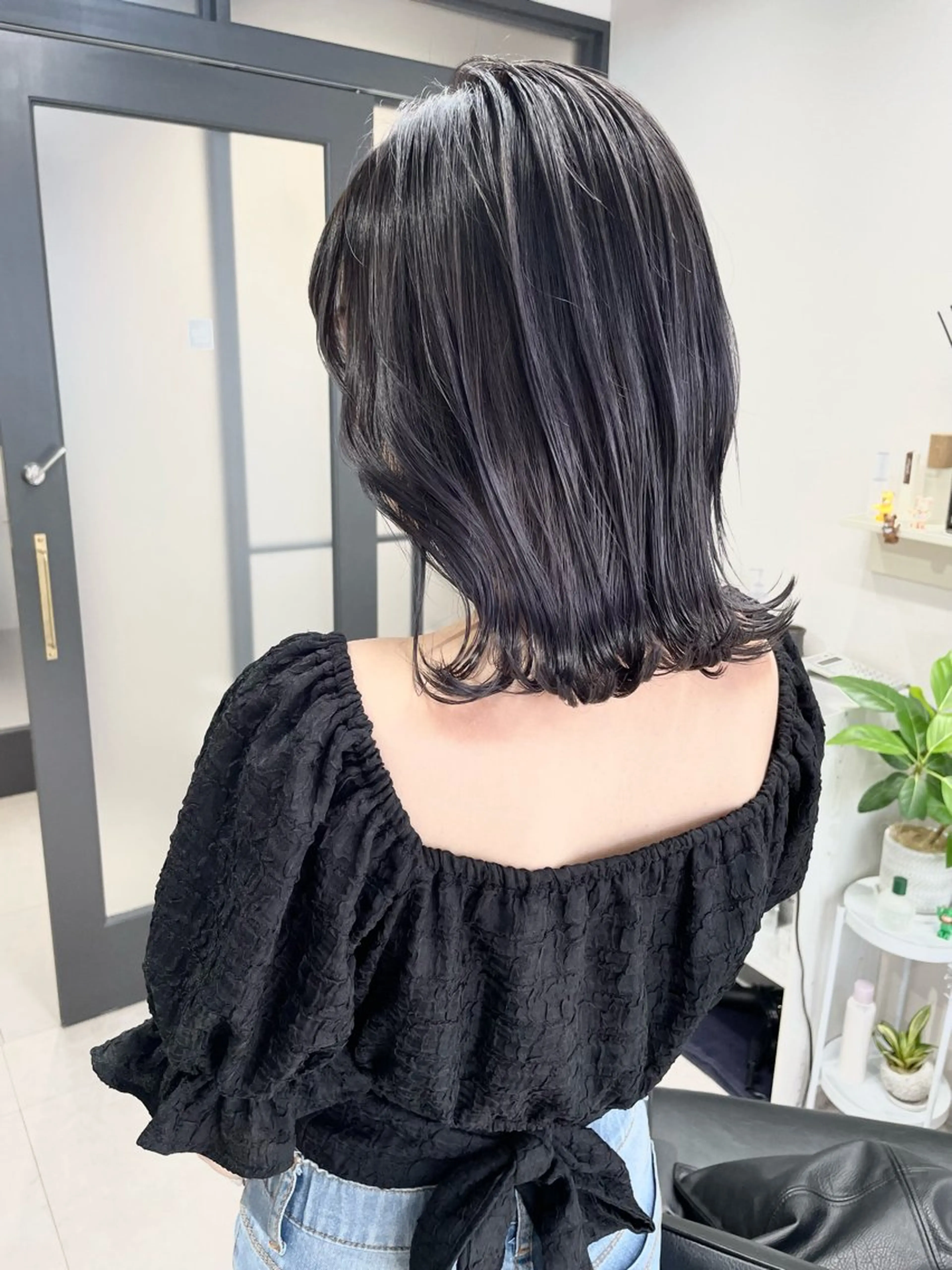 ミディアム カラー カット ヘアカラー 髪質改善will hairdesignのヘアスタイル