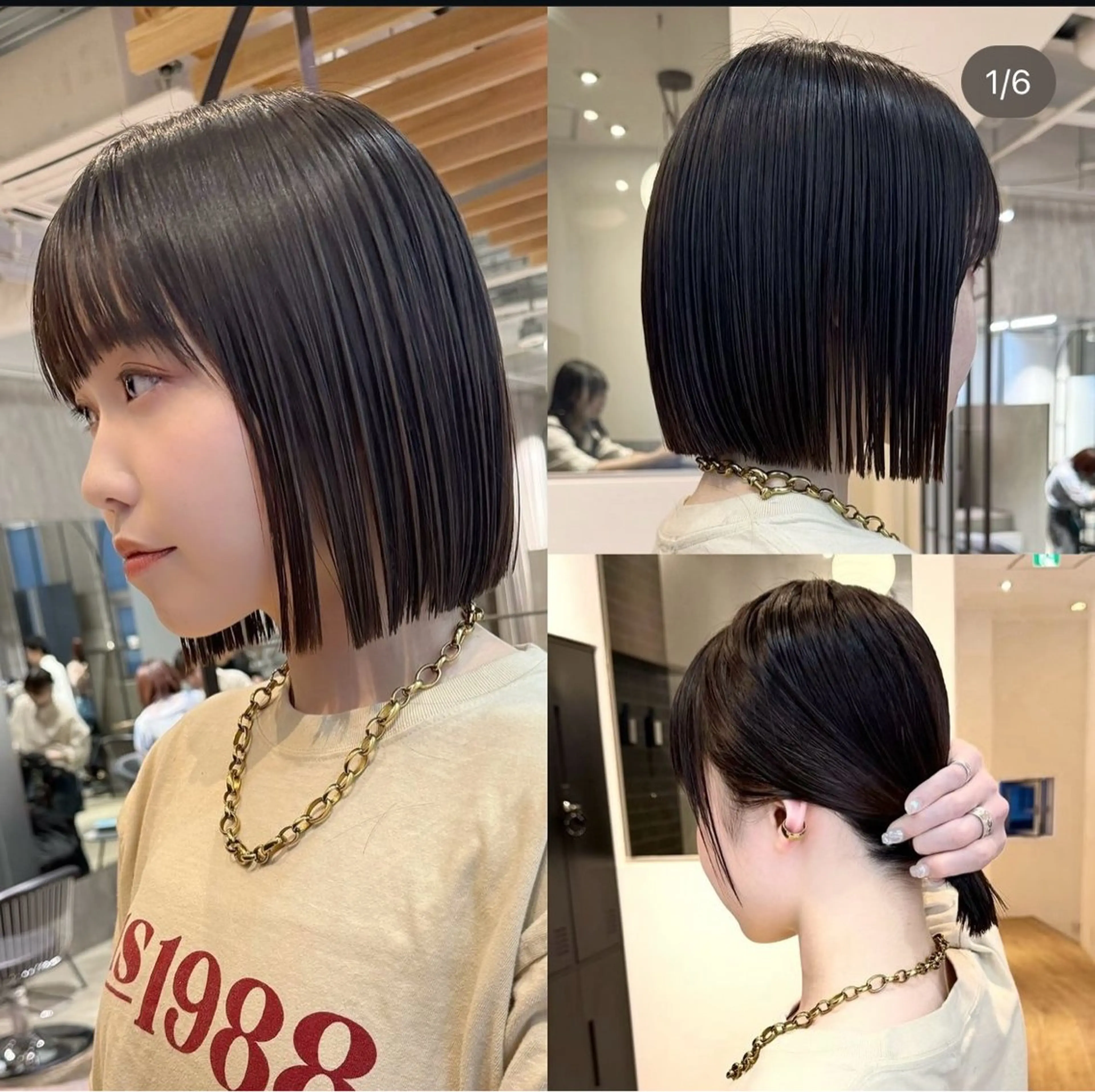 ショート くびれショート/パー マ/🐬永井瑠栞🐬のヘアスタイル