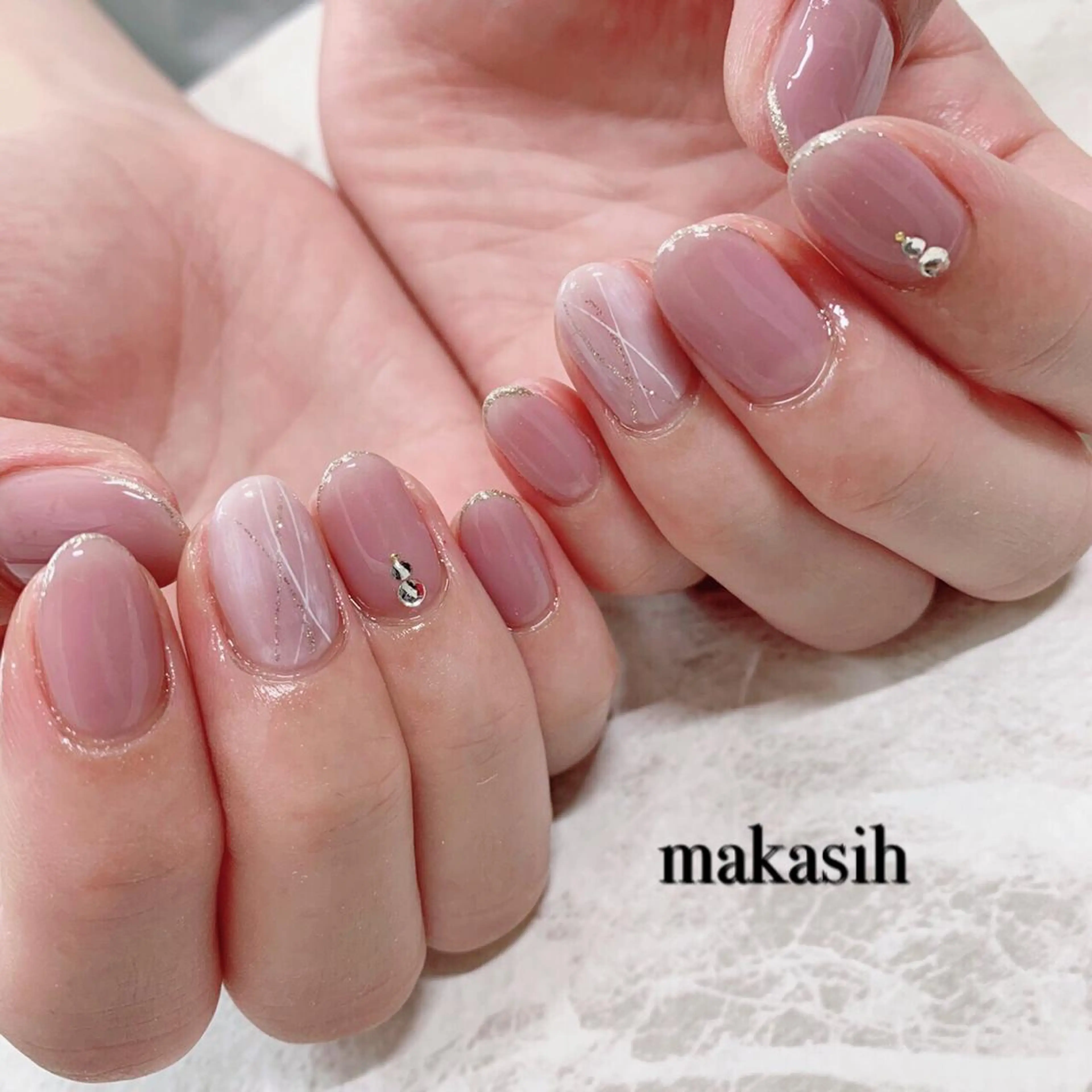 ネイル オフィスネイル シンプルネイル 濱田 美菜子のエステ・リラクイメージ