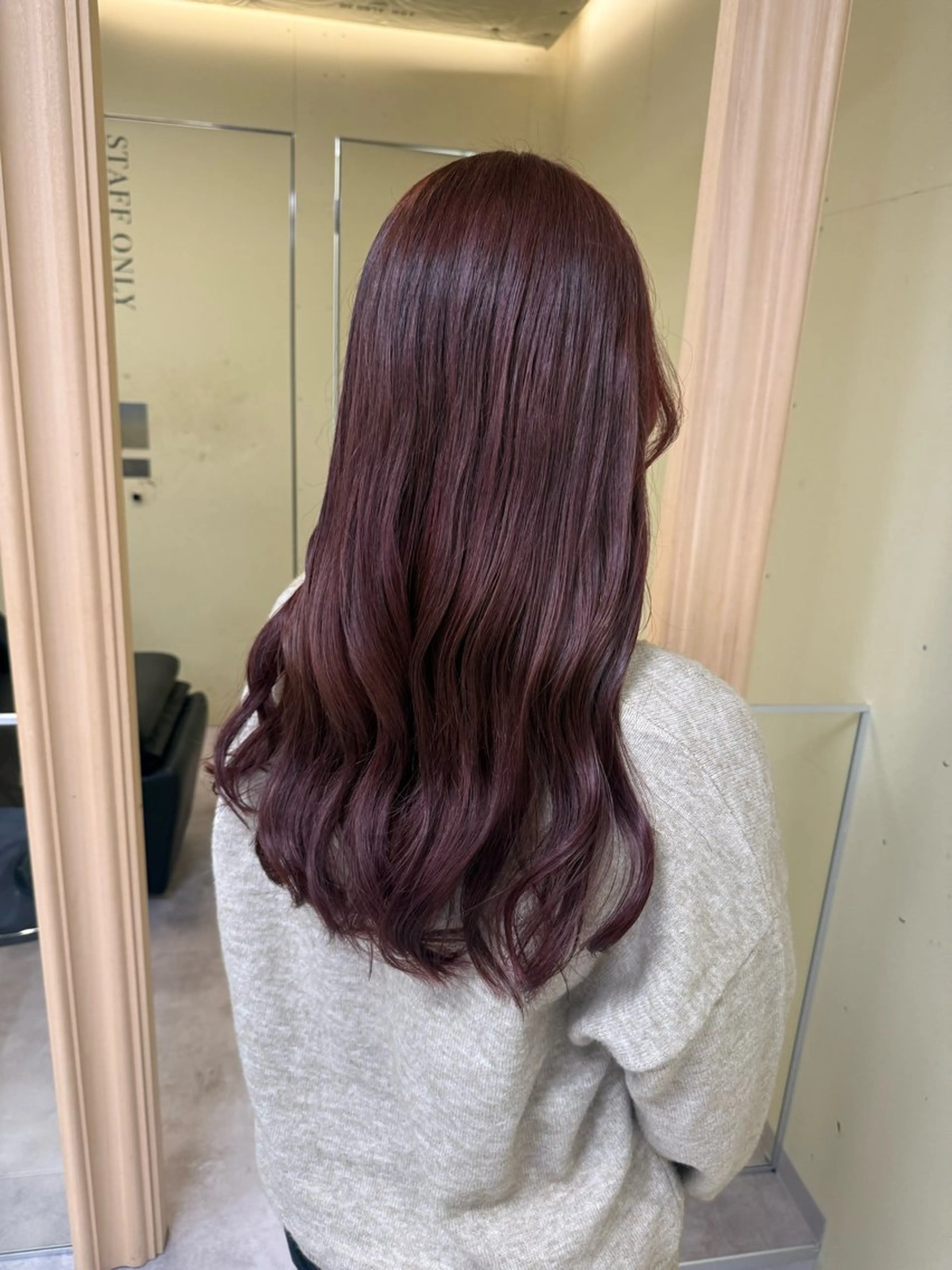 ミディアム カラー カット ヘアカラー トリートメント 伶風/デザインカット /ボブ/透明感カラーのヘアスタイル