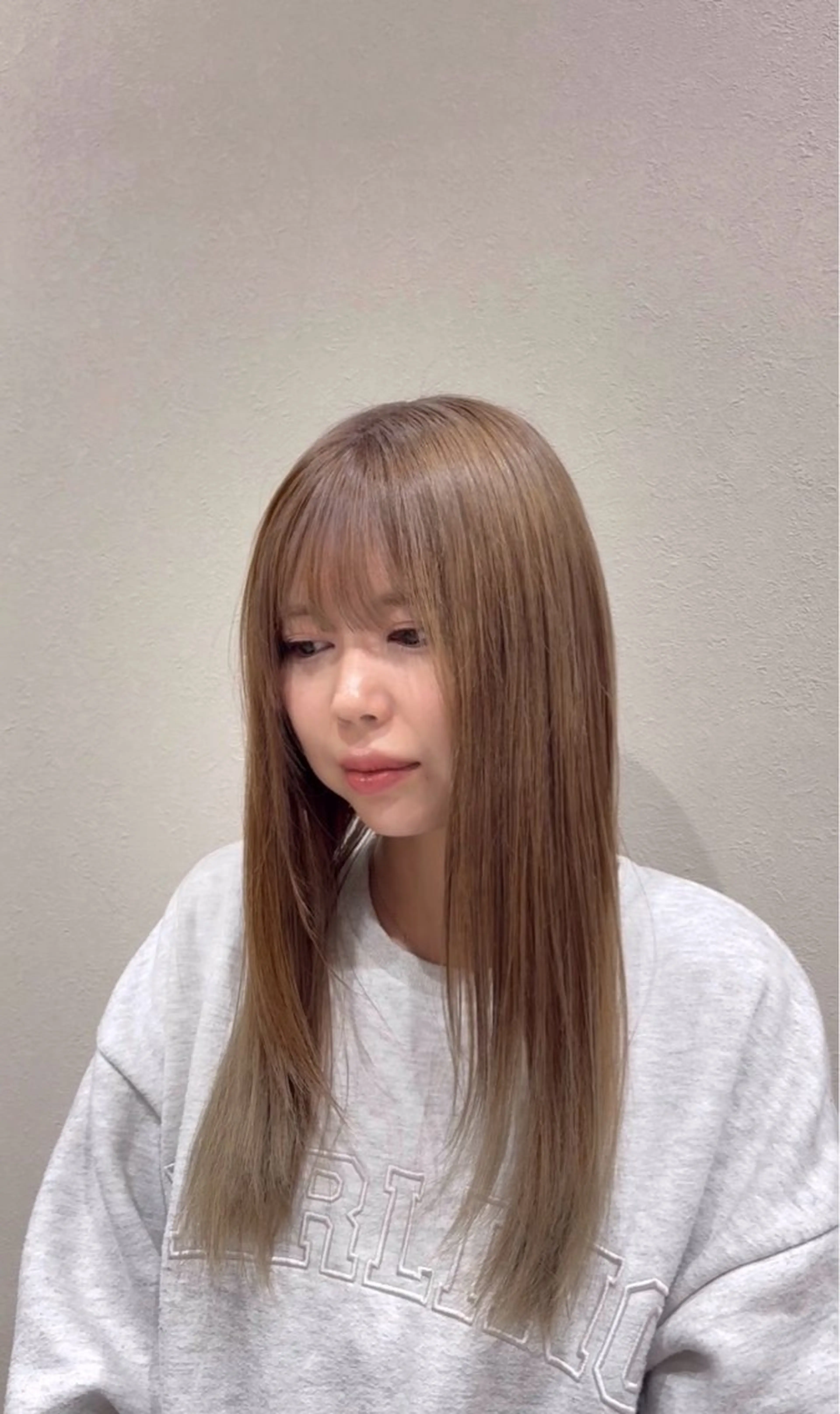 ロング カラー ヘアカラー 暖色カラー/ブリーチ カラー/本間陽南のヘアスタイル