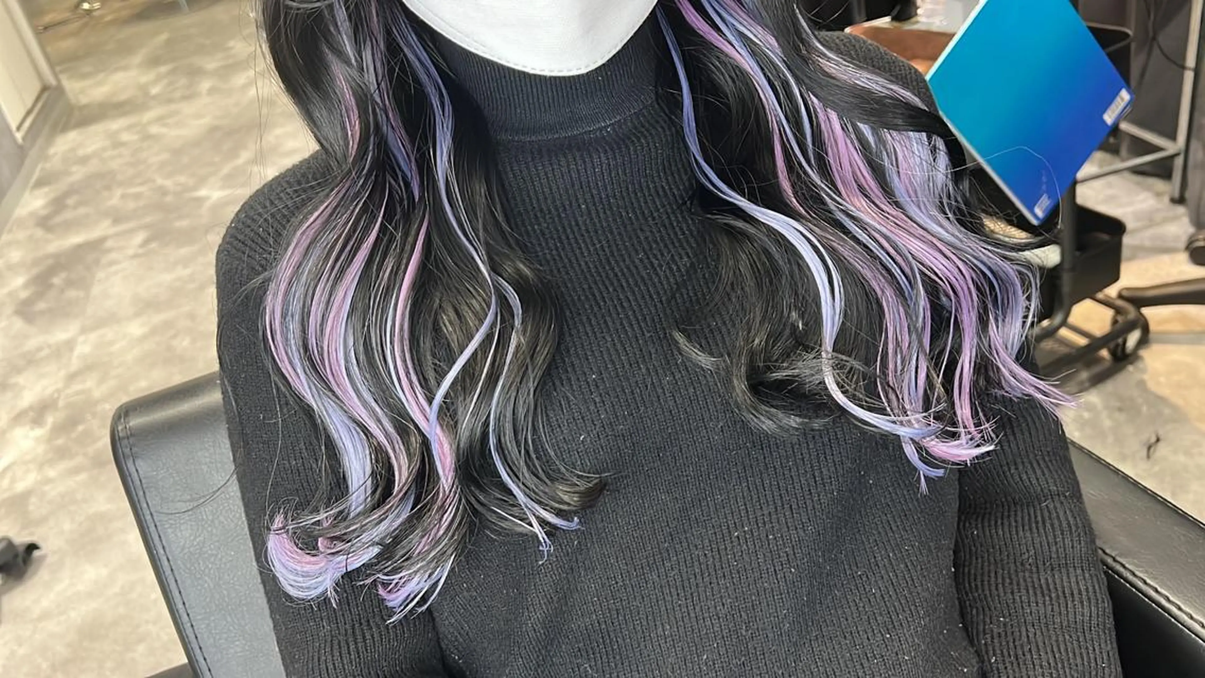 ロング カラー mimiiy梅田 中崎町ハイトーンのヘアスタイル