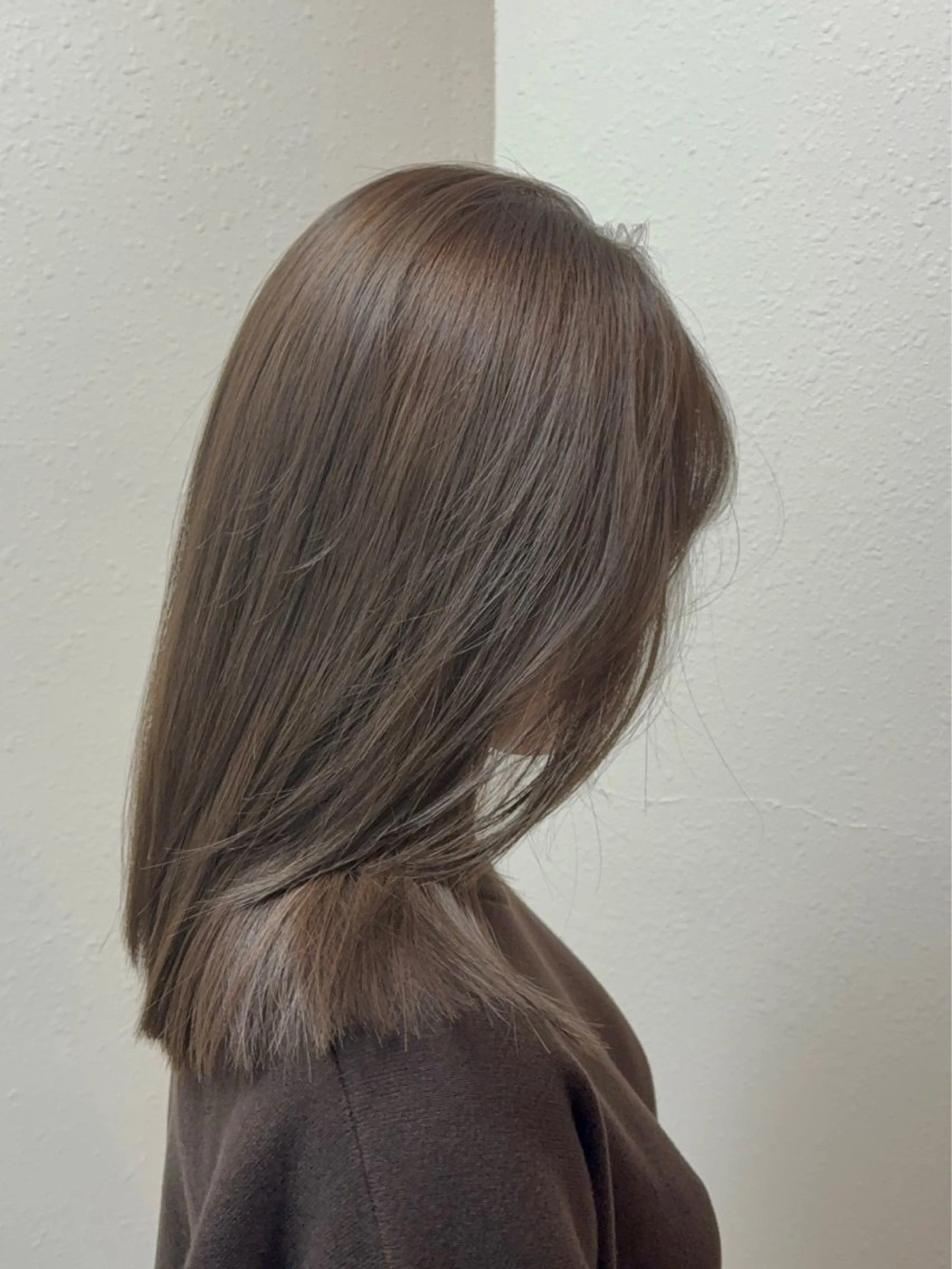 セミロング ヘアカラー トリートメント 渋谷ケアブリーチ ❤️‍🔥徳田空悟のヘアスタイル