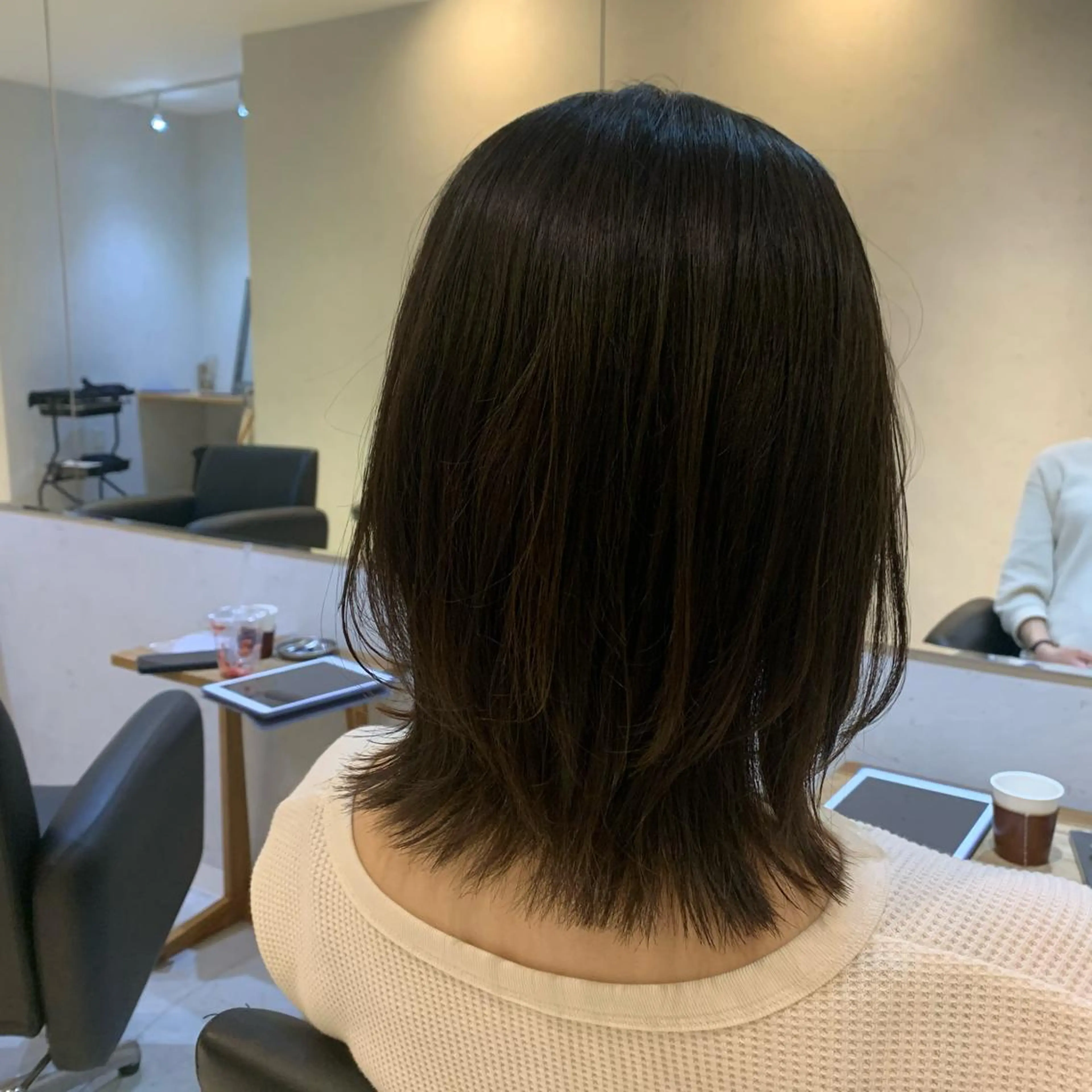 ミディアム カラー ✨透明感カラー 聖奈✨のヘアスタイル
