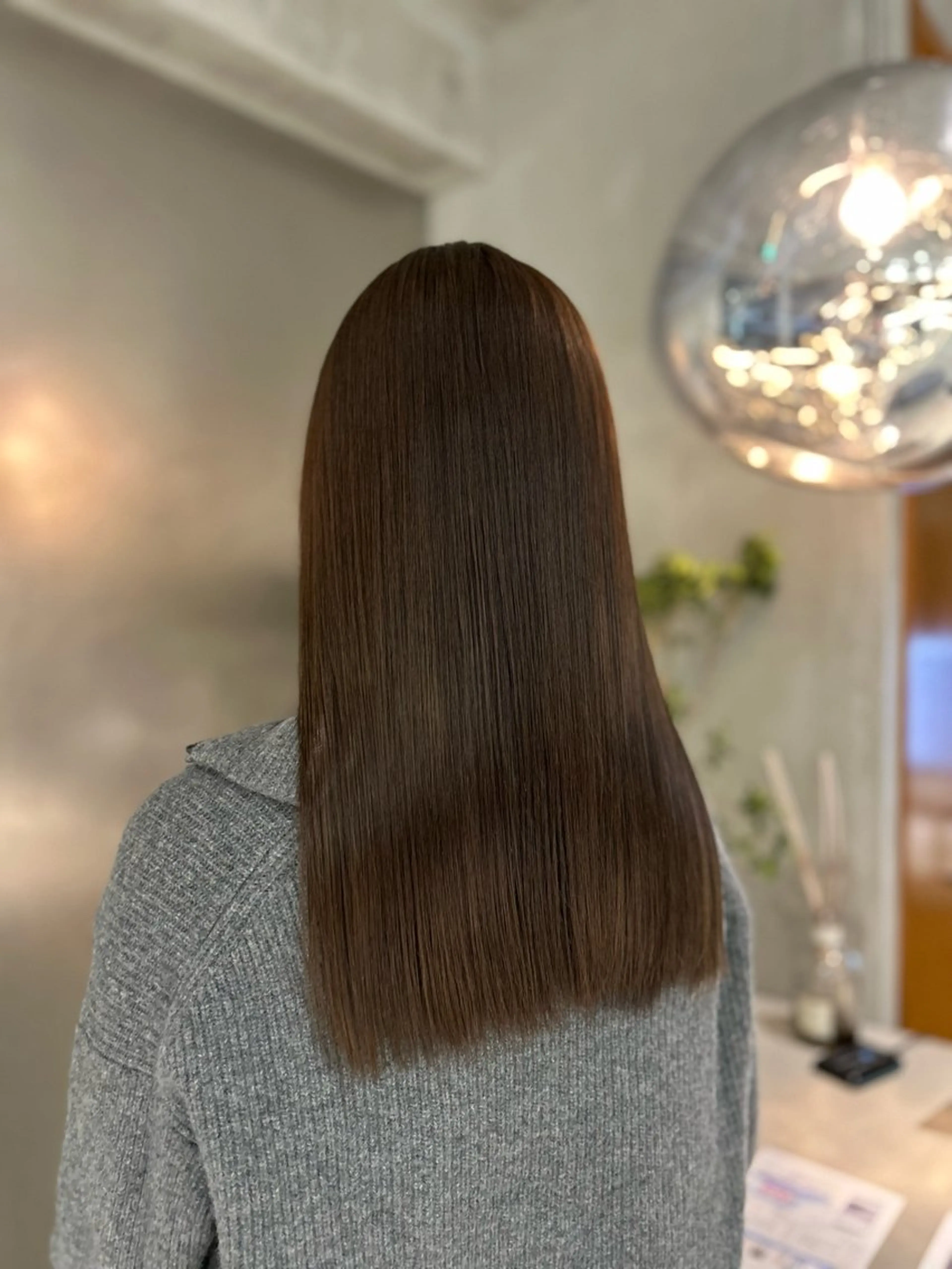 ロング カラー 馬場 菜乃夏のヘアスタイル