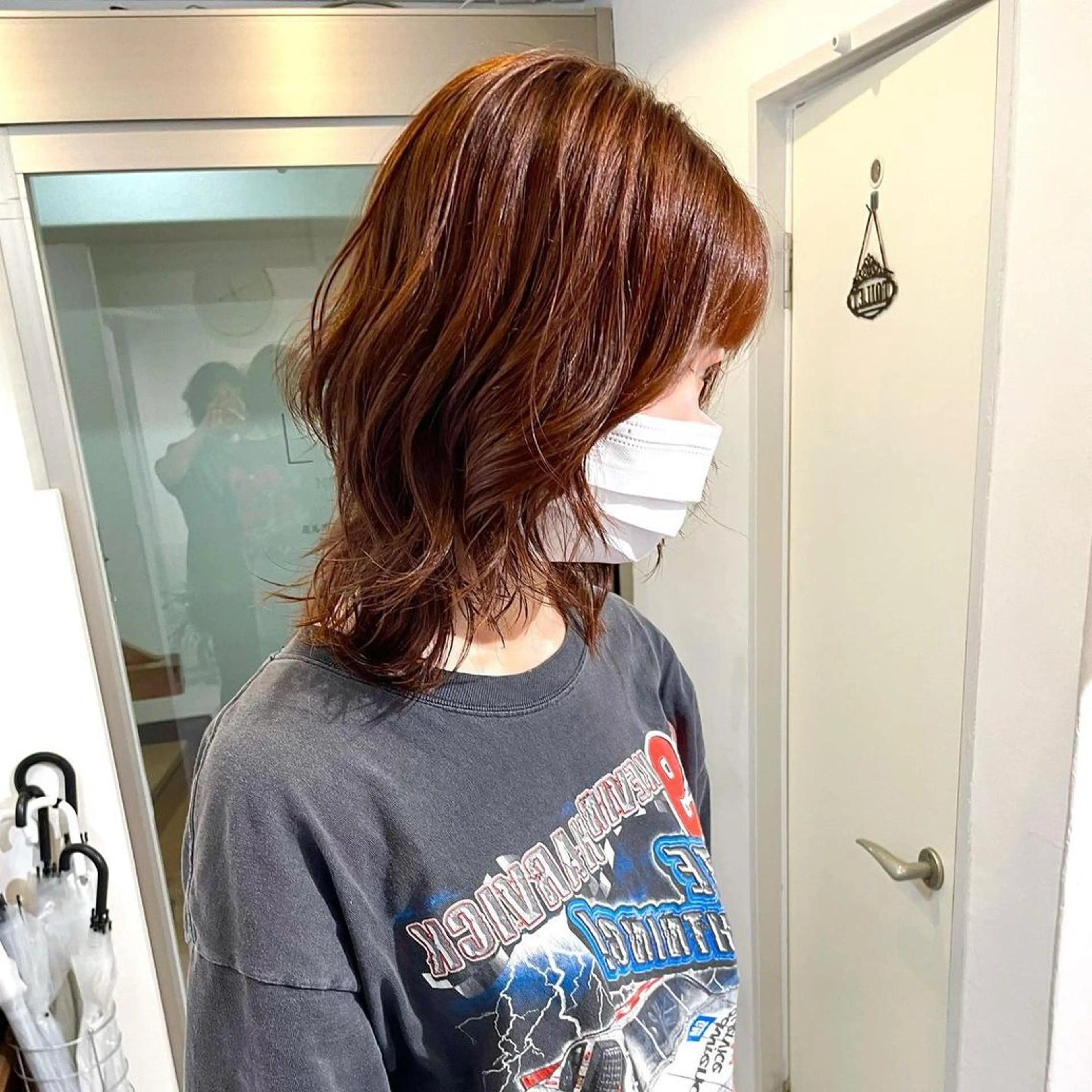 ミディアム カラー 髪質改善 Noe心斎橋店のヘアスタイル