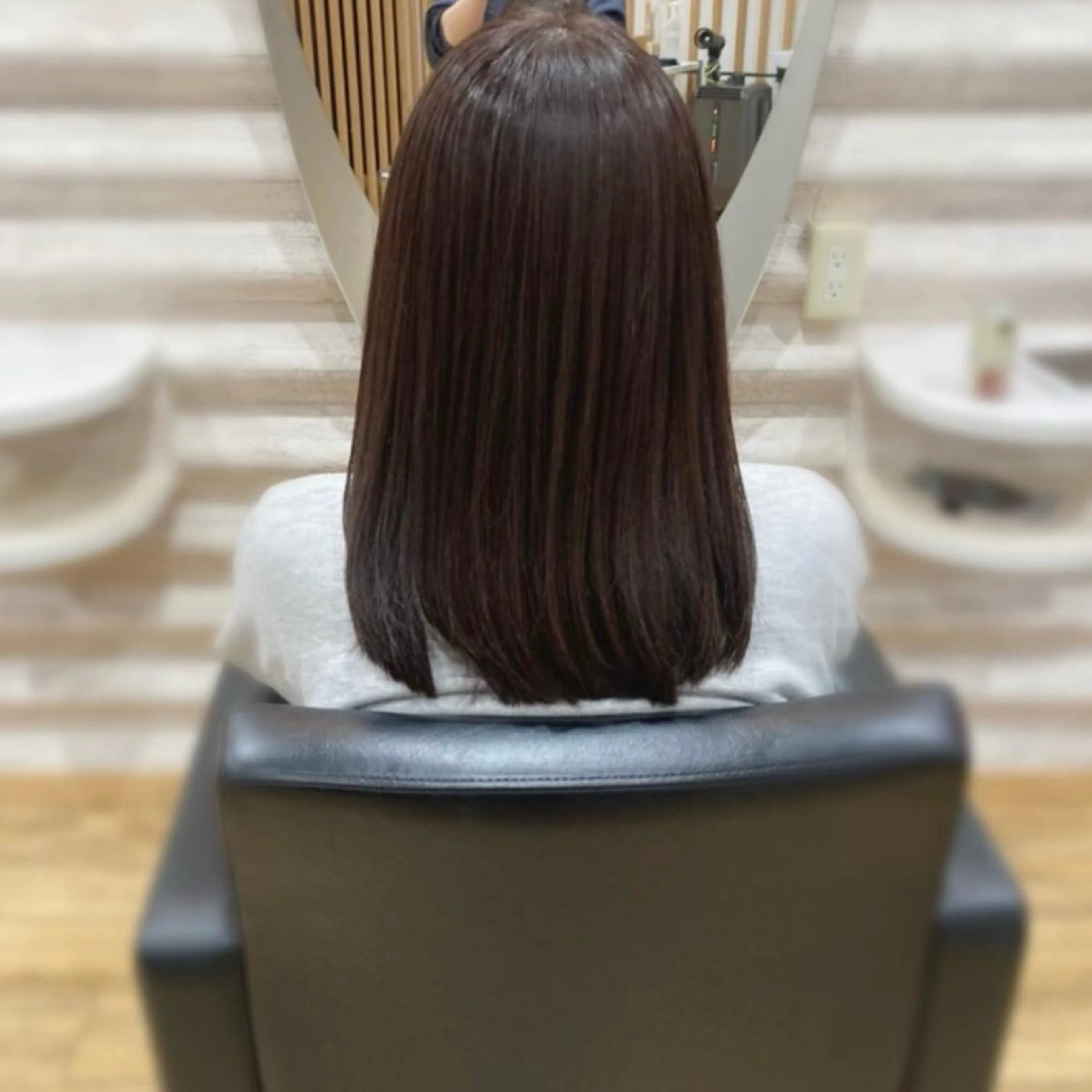 ロング カラー 髪質改善 トリートメント 艶の専門店/髪質改善 ×酸熱カラー/KONのヘアスタイル