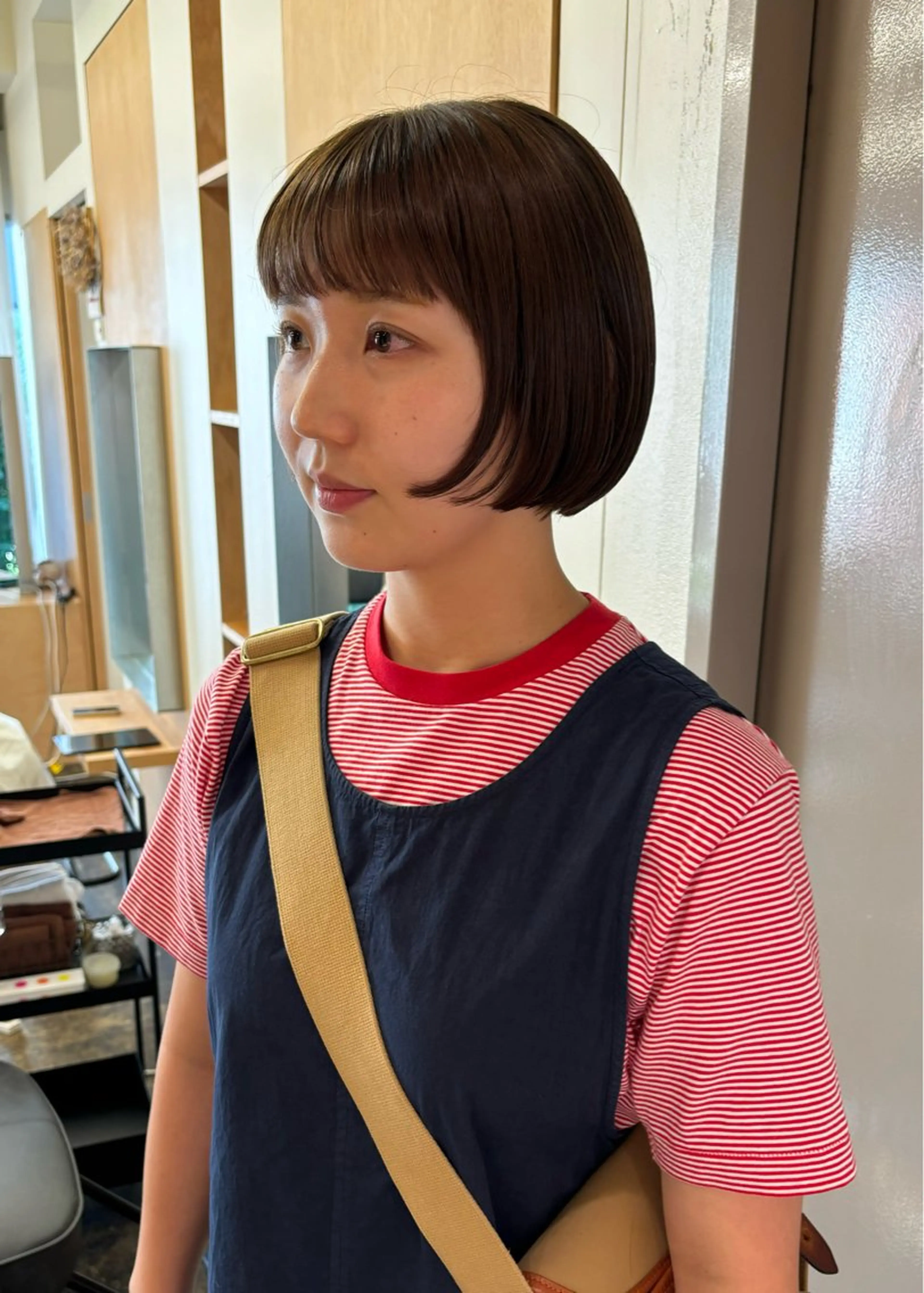 ショート カラー ボブ カット トリートメント 西山 紗耶香🪽 透明感カラー/ボブのヘアスタイル