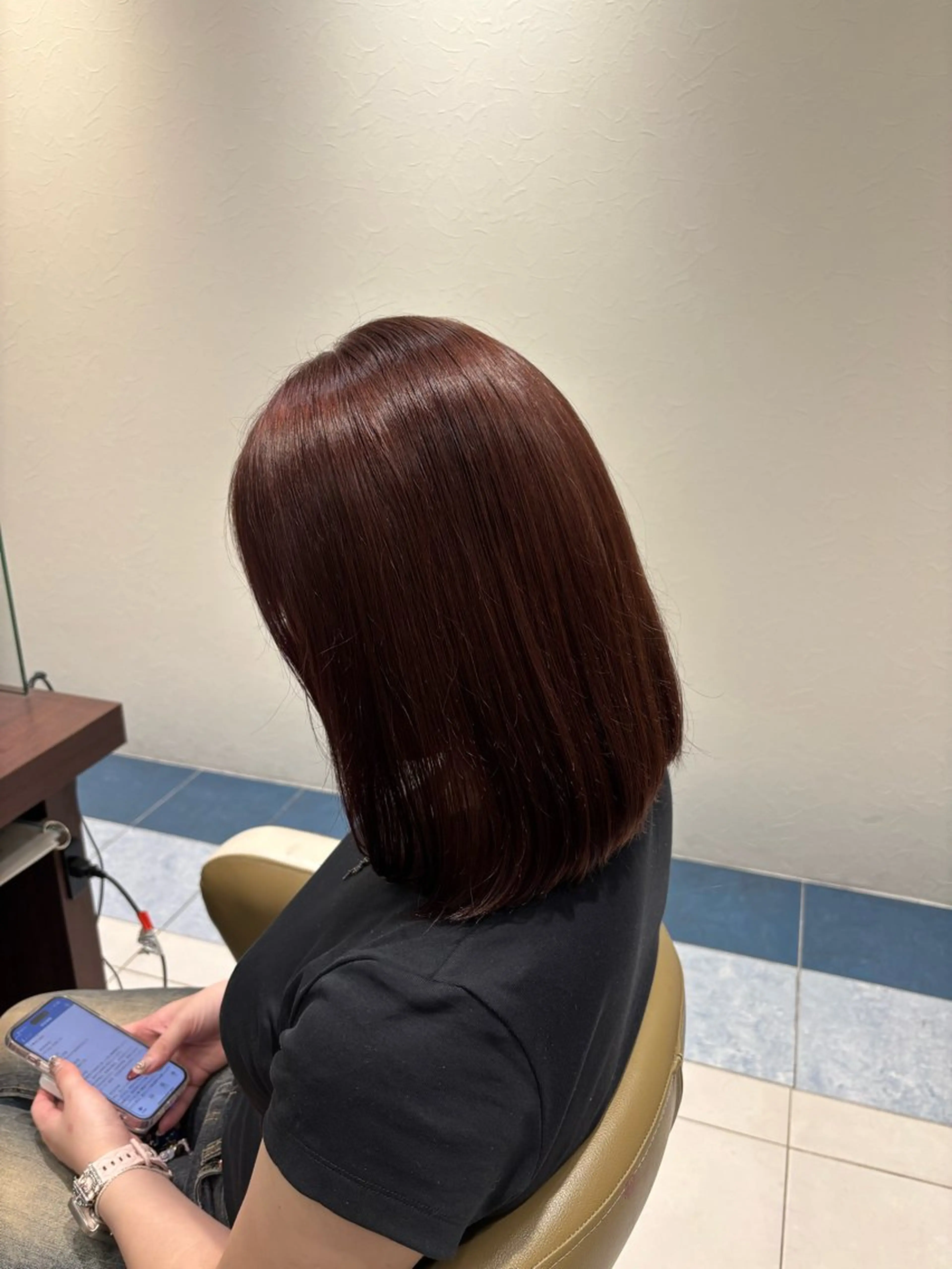 ミディアム カラー ブラウンカラー HAIR& MAKE EARTH川口店所属・ネギシ ミズキのヘアスタイル
