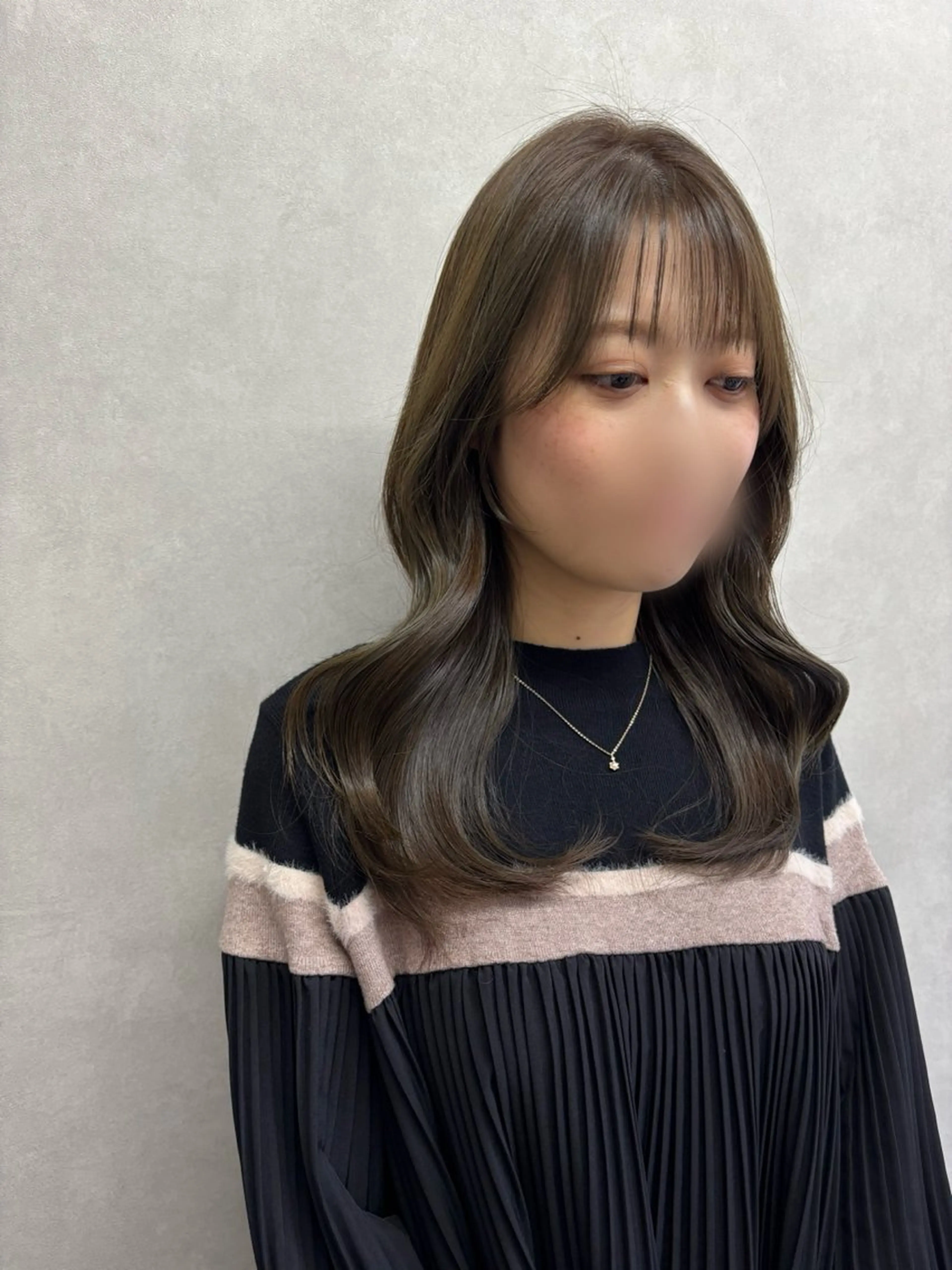 セミロング カット ヘアカラー トリートメント 韓国ヘア🇰🇷/ 巻き髪/MAAYAのヘアスタイル