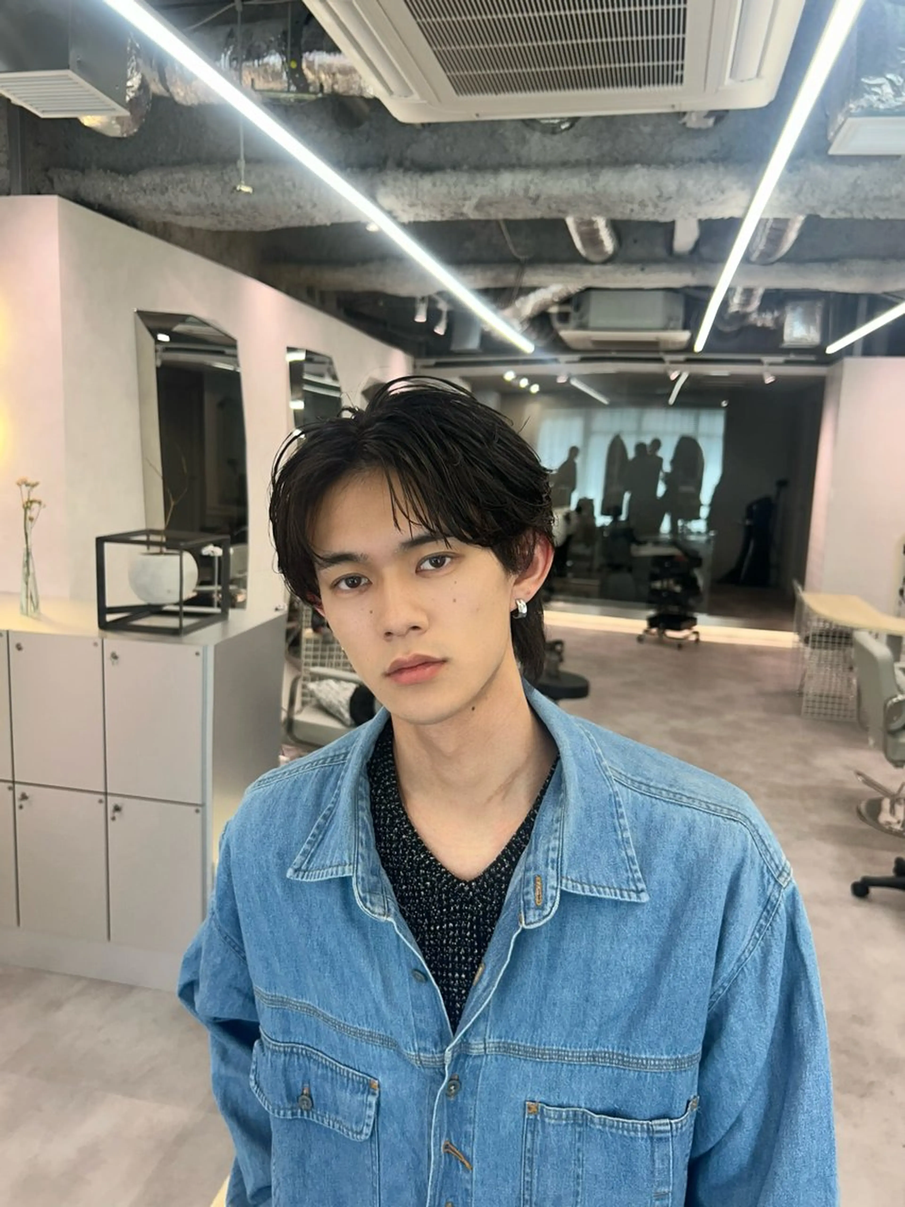 メンズ カット 横浜で一番パーマ 巻いてます田中ですのヘアスタイル
