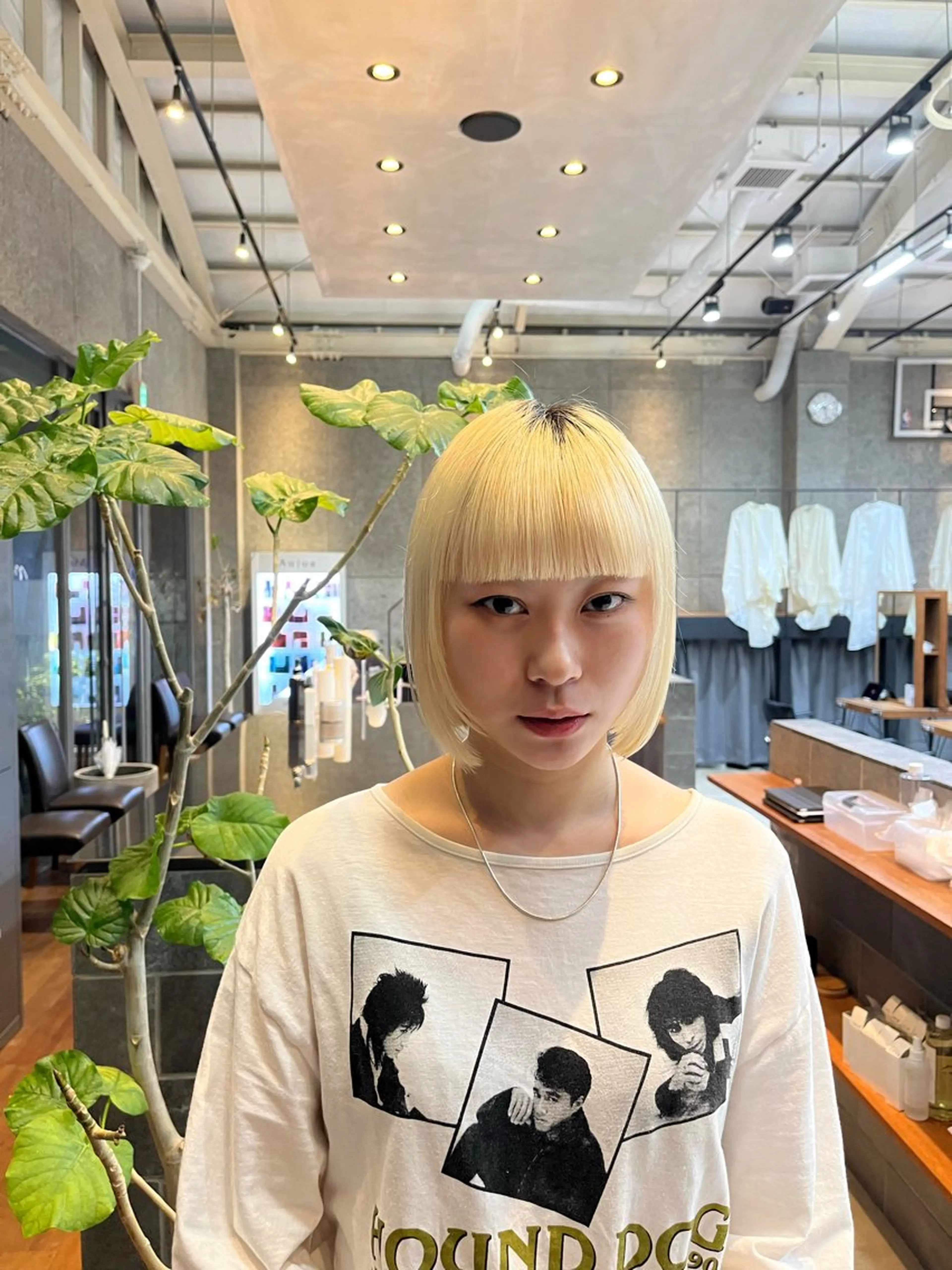 ミディアム カラー カット GO TODAY SHAiRE SALON 原宿本店所属・ボブ/レイヤー/ ハッシュカット/河内のヘアスタイル