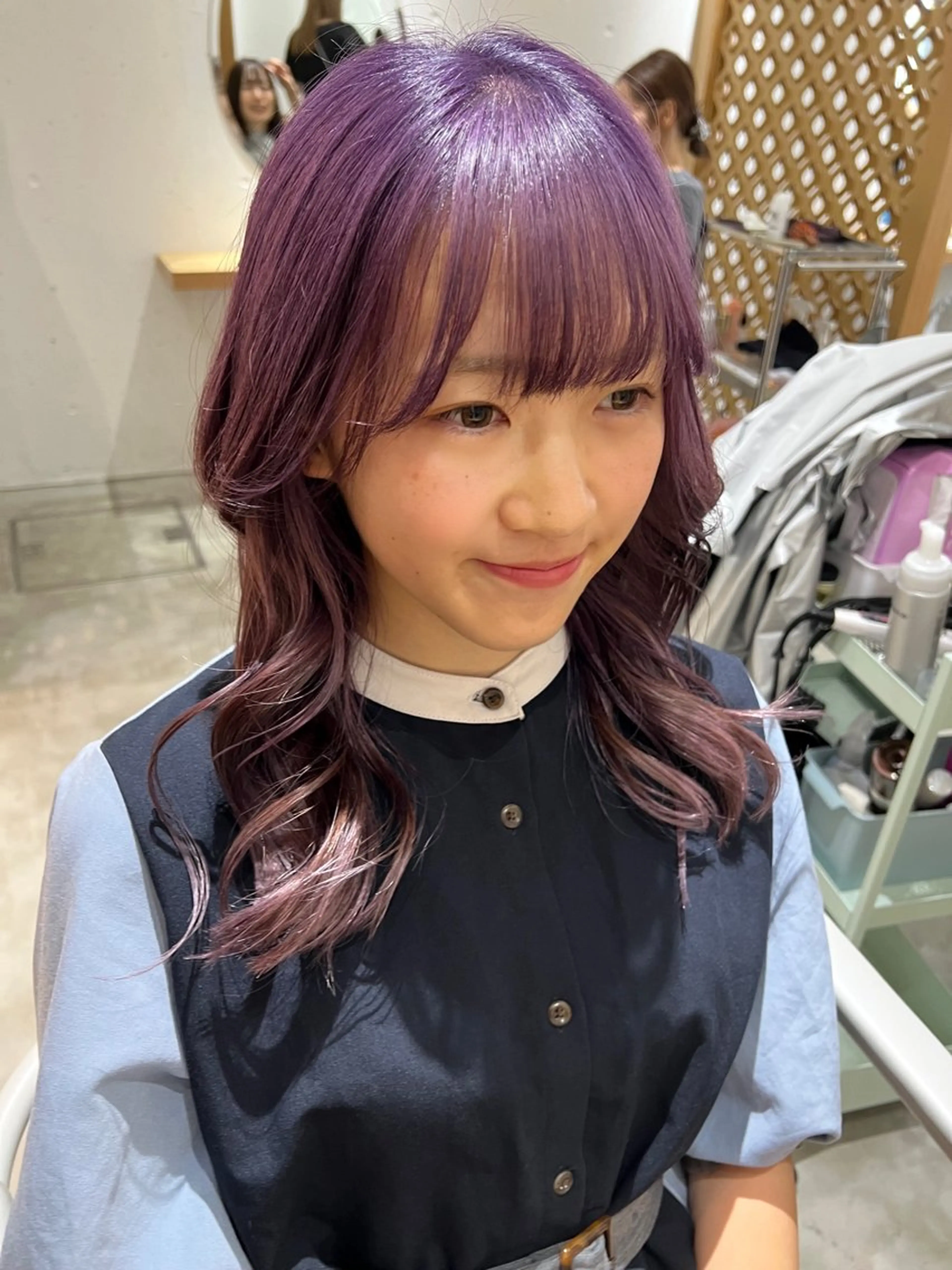 ロング 色落ち可愛い艶ハイト ーン🧊AZUKIのヘアスタイル