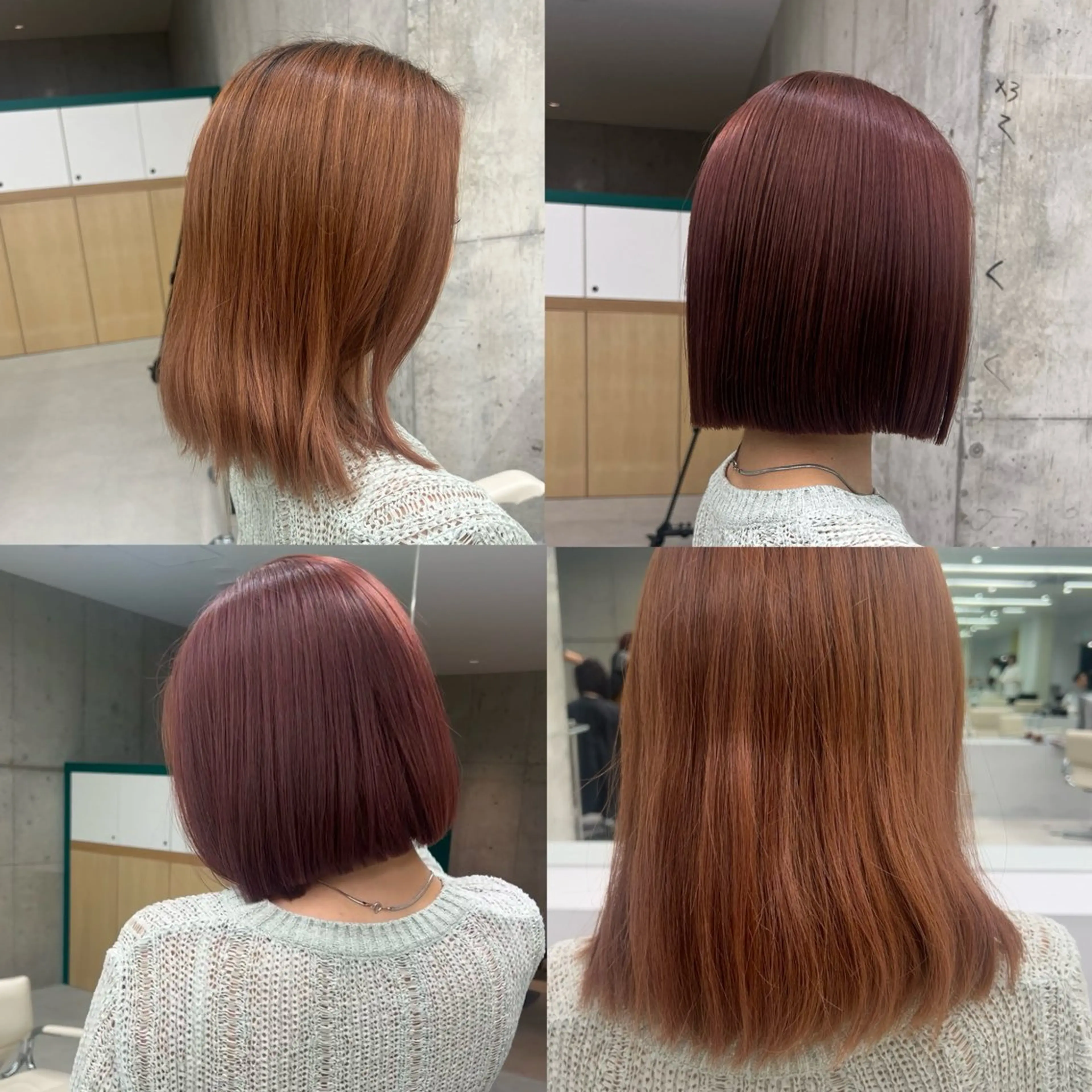 ミディアム パーマ 髪質改善 ストレートパーマ ヘアカラー M Hair Salon所属・淀屋橋ウルフレイヤー ハッシュ/ASARIのヘアスタイル