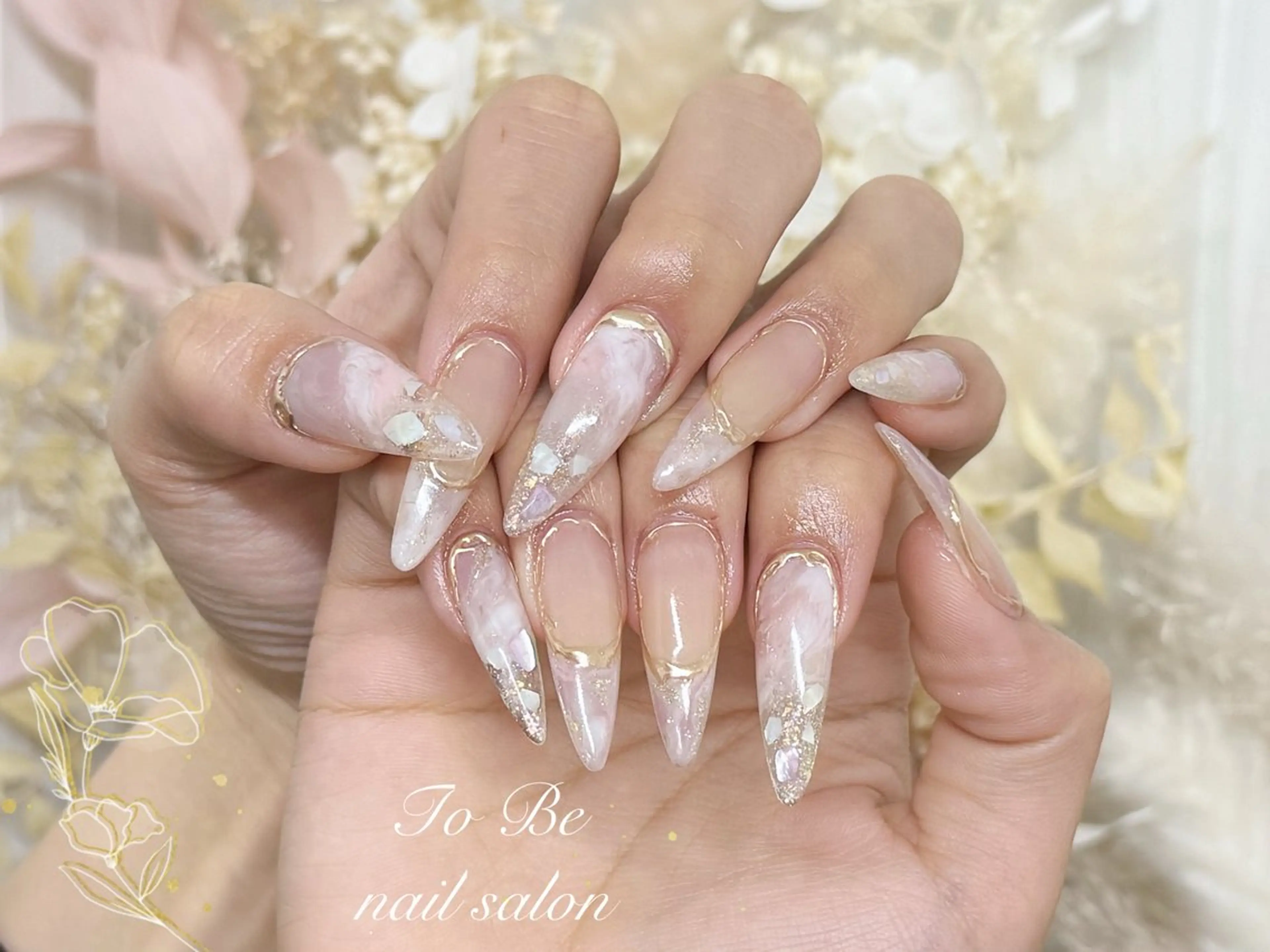 ネイル ハンドネイル Nail Salon To Be珈月のネイルデザイン