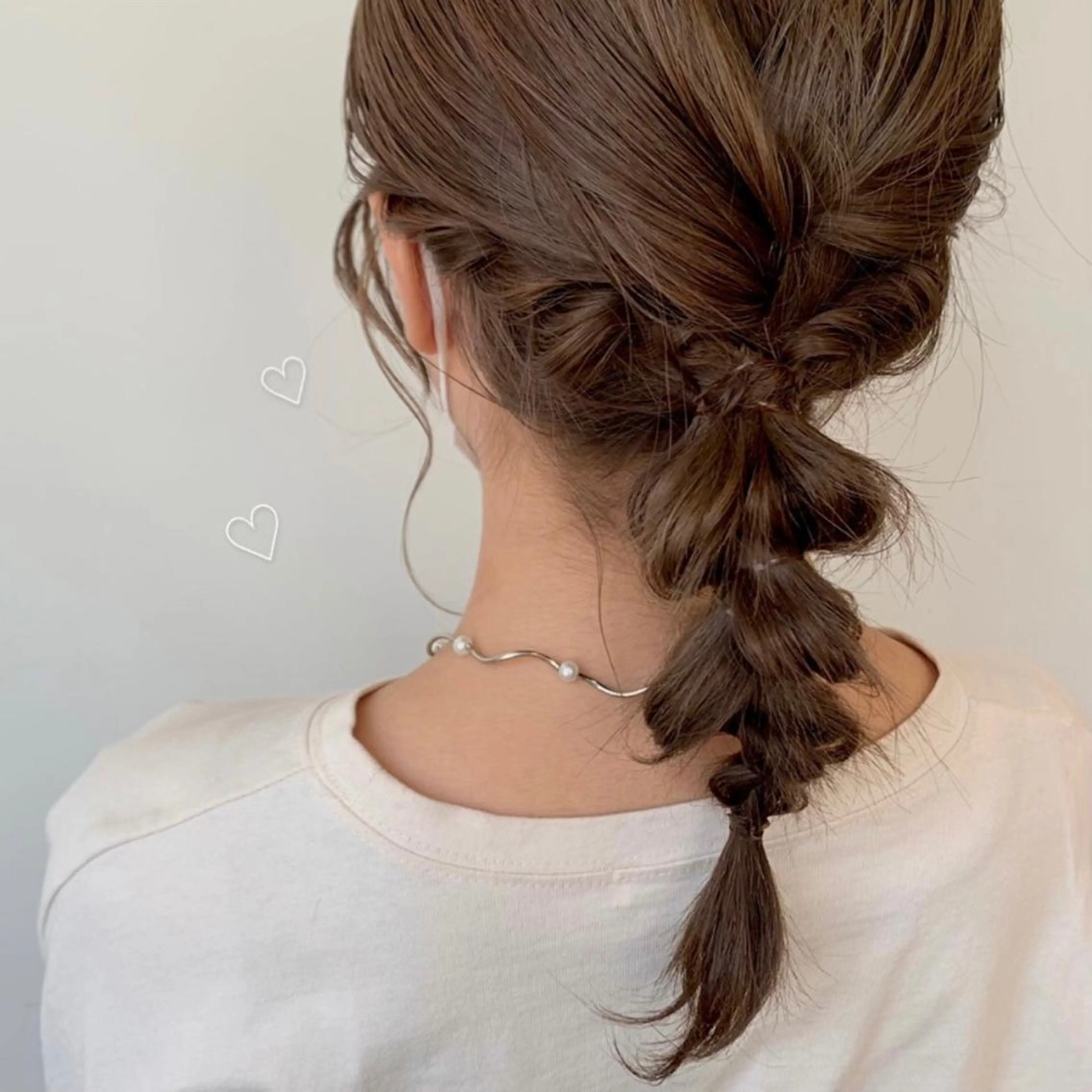 ミディアム ヘアアレンジ ena/ブリーチなし 暖色・ベージュ🎀のヘアスタイル