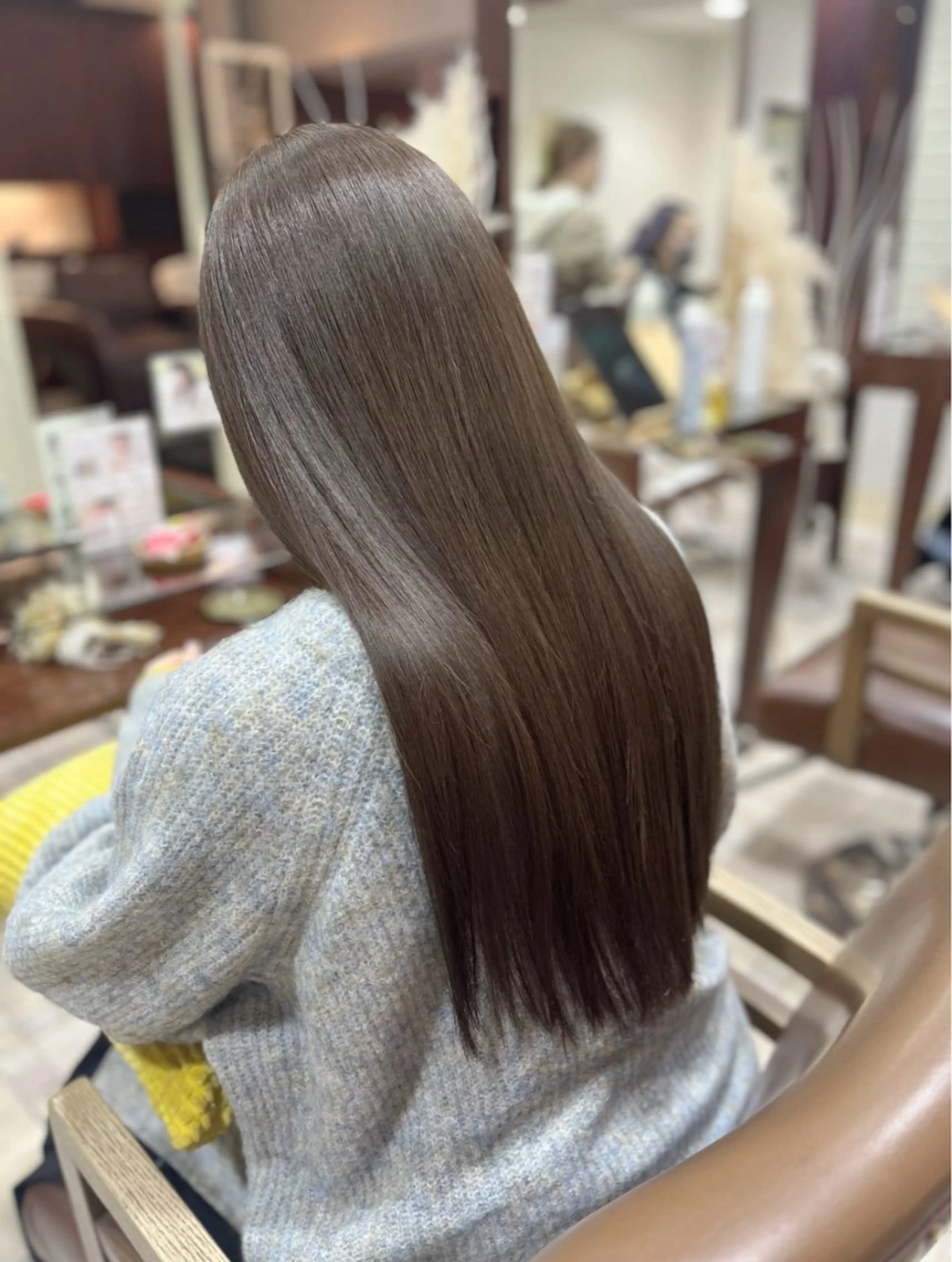 ロング カット ヘアカラー トリートメント 透明感カラー／ 艶感カラー／RAMUのヘアスタイル