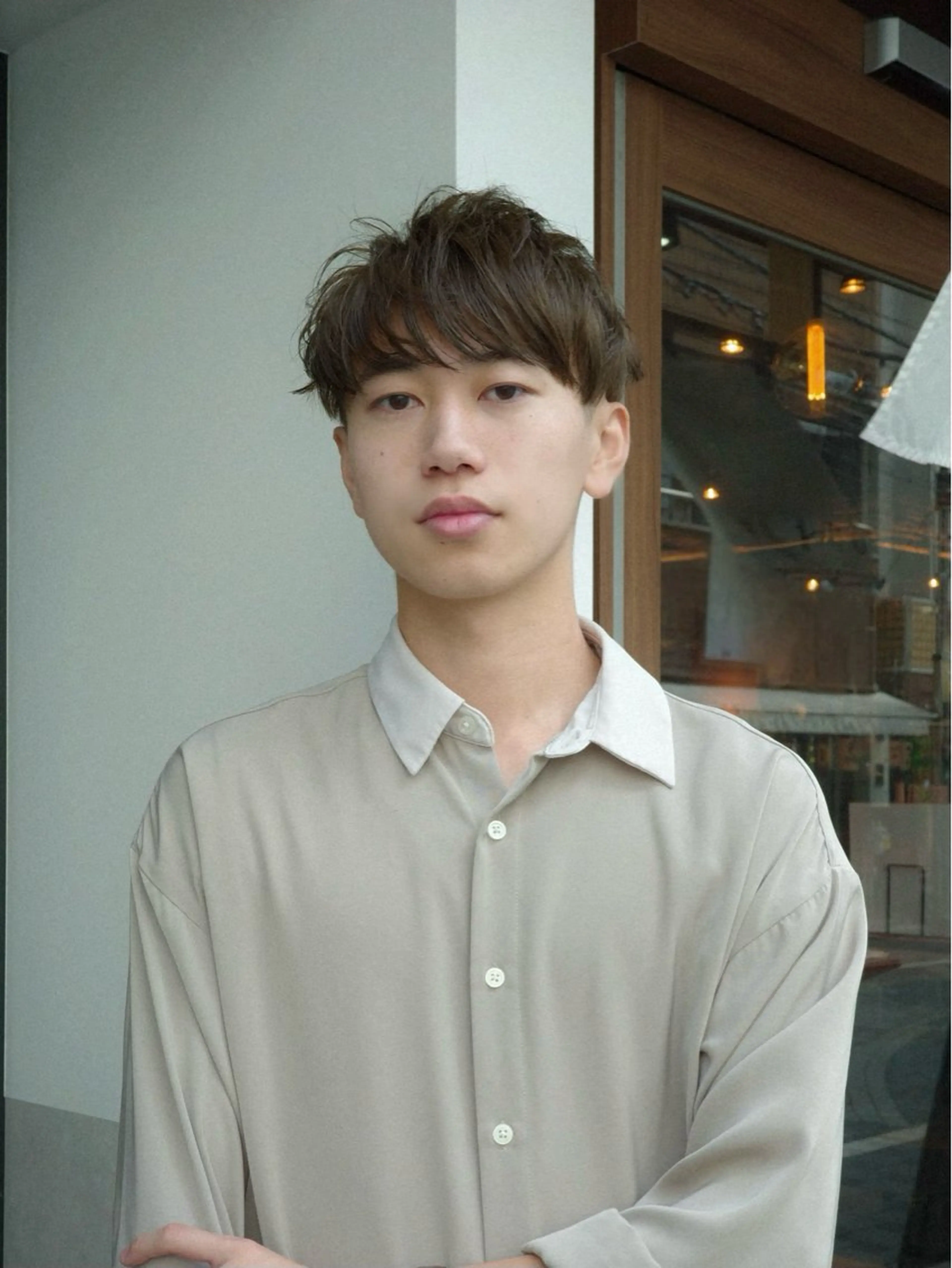 カラー メンズ カット ヘアカラー お洒落カジュアル🍃 まなとのヘアスタイル