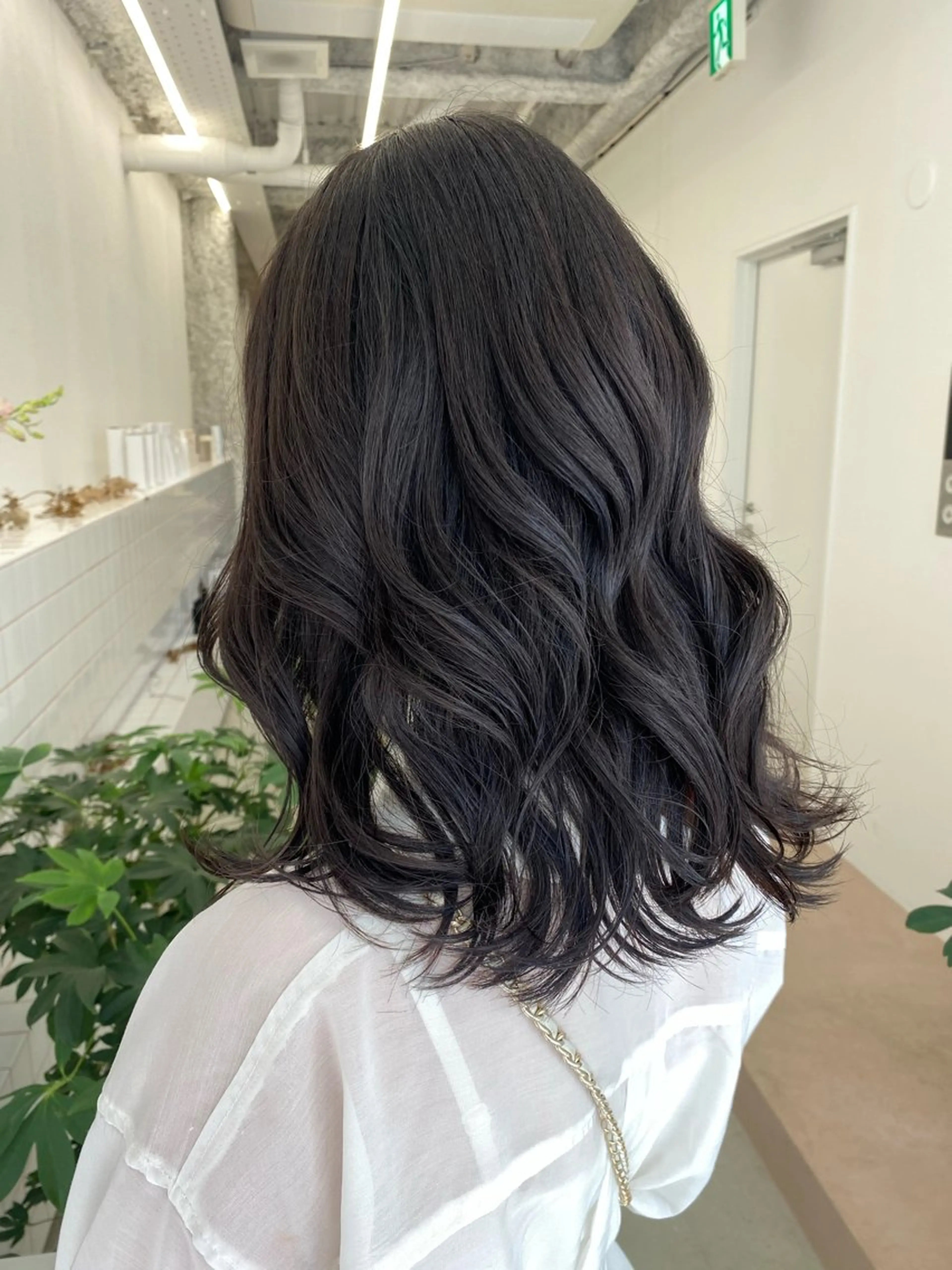 ミディアム ヘアカラー トリートメント NIKO/名古屋/ 伏見/花屋併設のヘアスタイル