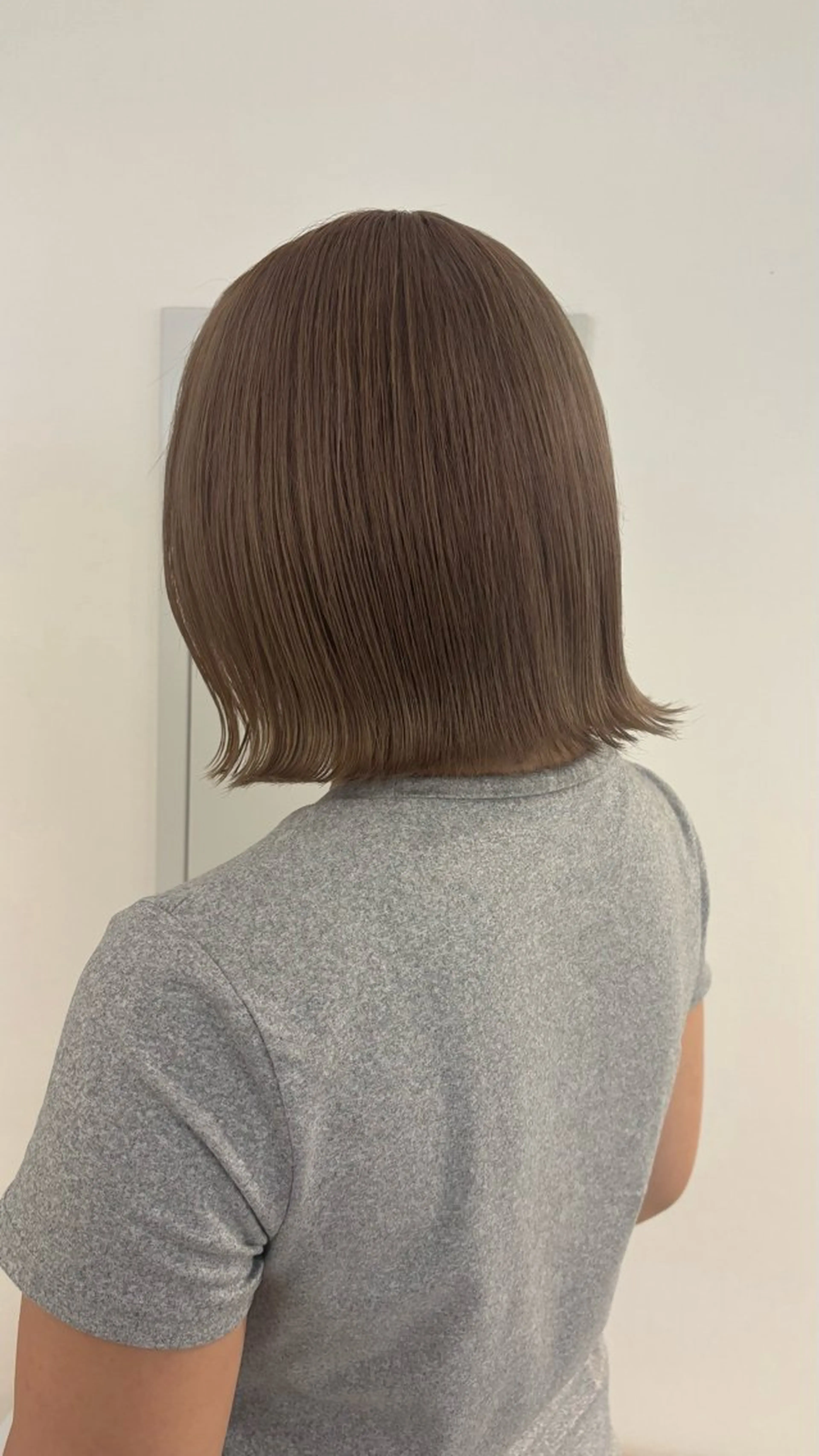 ミディアム ヘアカラー ハマモト ユナのヘアスタイル