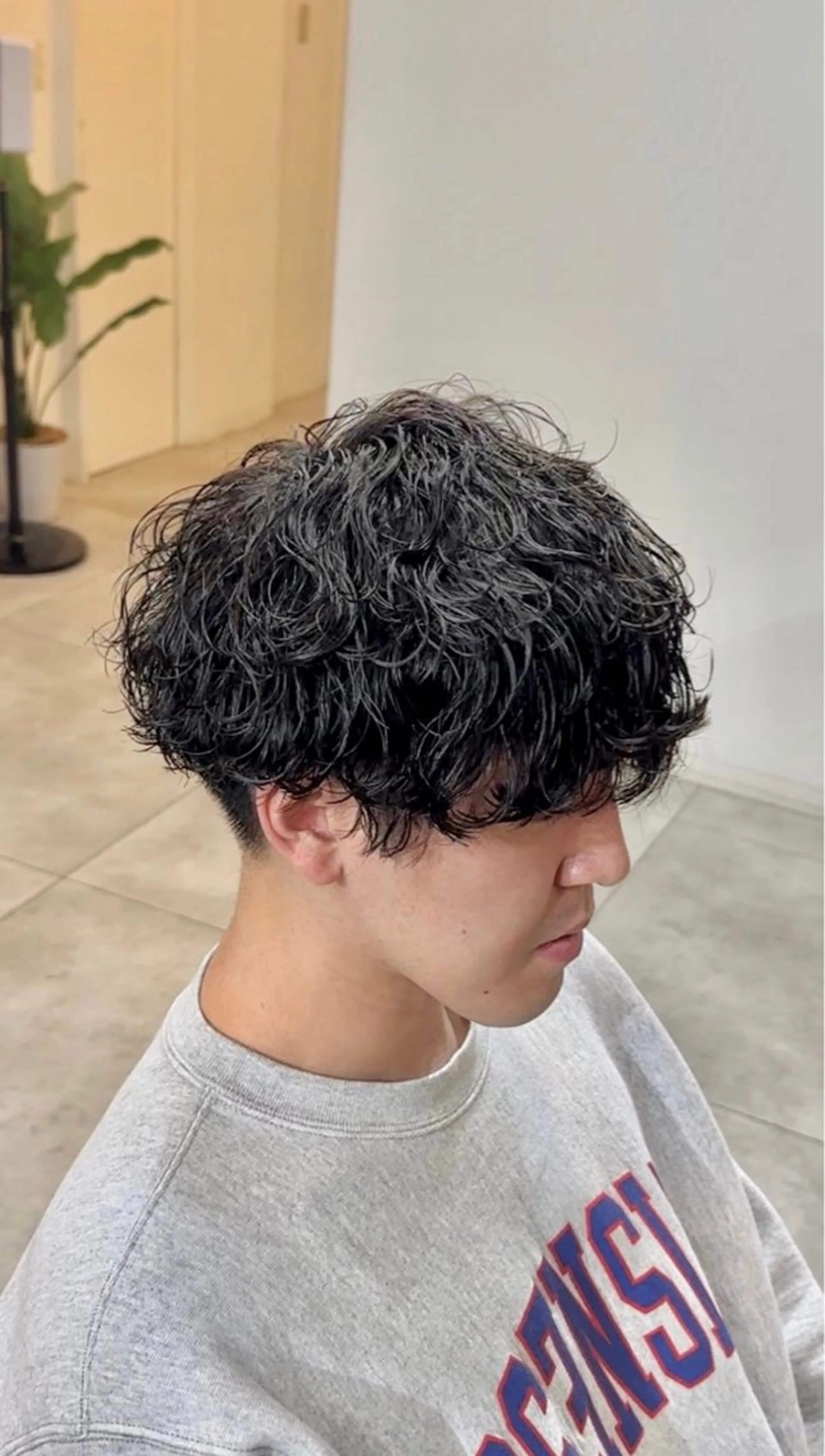 パーマ メンズ メンズパーマ 波巻きパーマ カット パーマ メンズパーマ/新宿/ サイカショウイチのヘアスタイル