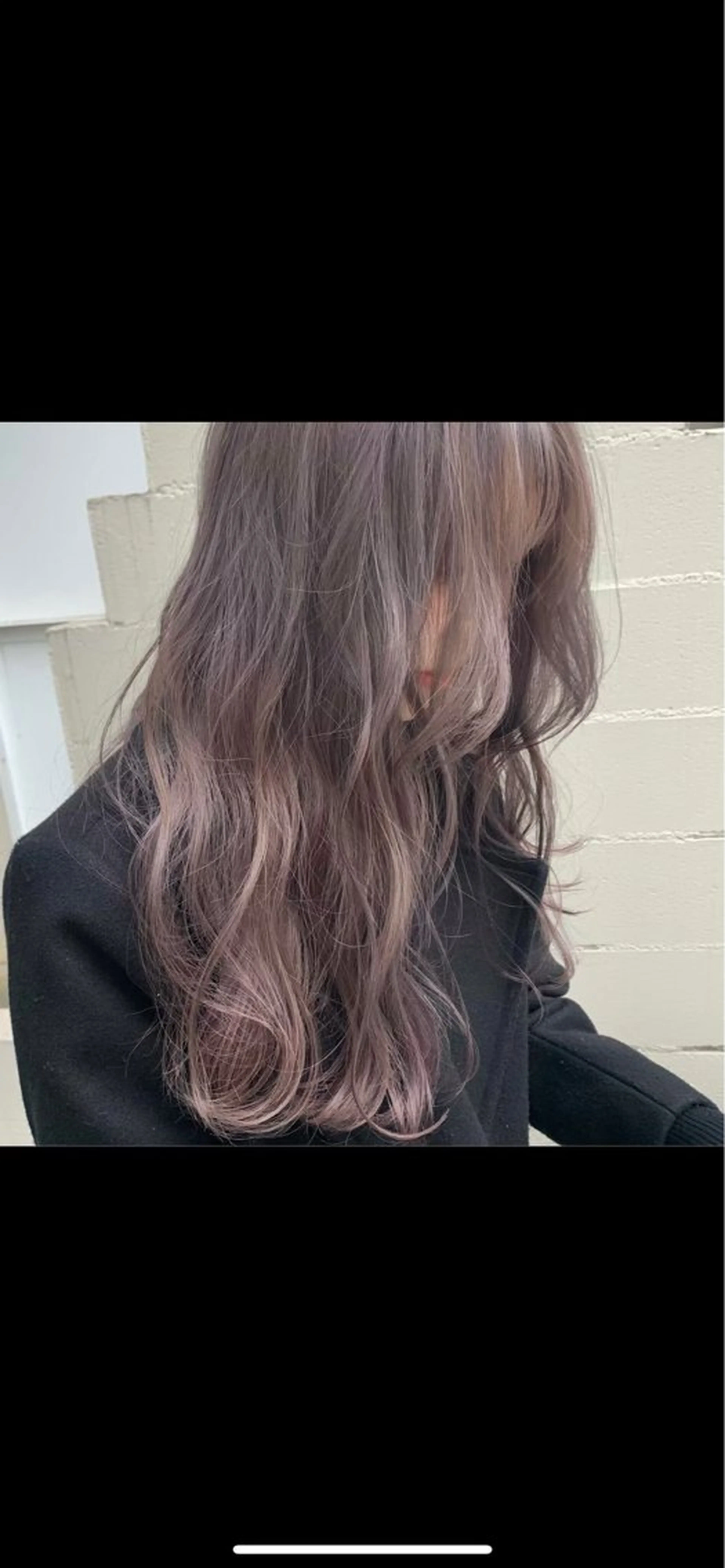 ロング カラー ブリーチ ケアブリーチ ダブルカラー ハイトーンカラー ラベンダーカラー ヘアカラー トリートメント olino/西田辺 エフェクトブリーチのヘアスタイル