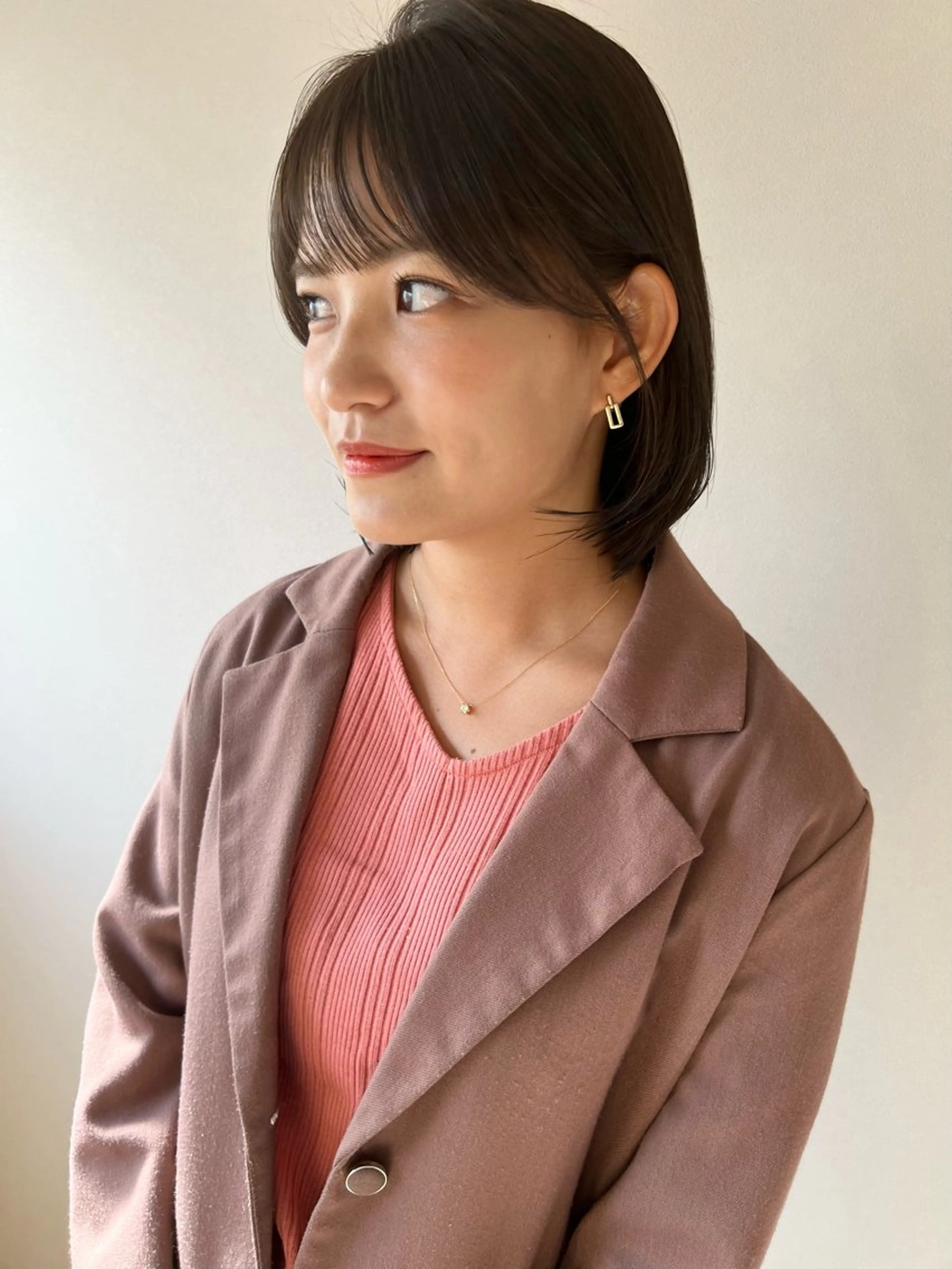 ショート ボブ 髪質改善 韓国風ヘア レイヤーカット ショートヘア suii..hair designブリーチのヘアスタイル