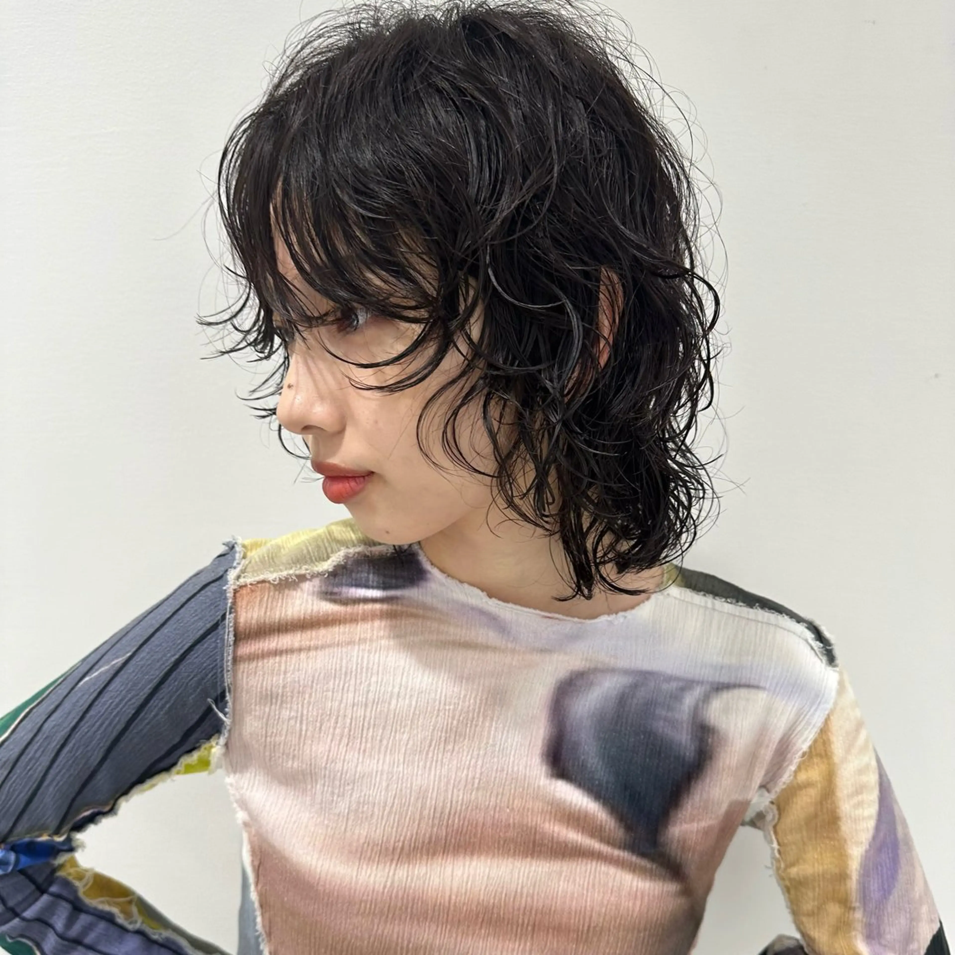 パーマ Hiroto/表参道 /暗髪/モード♠️のヘアスタイル